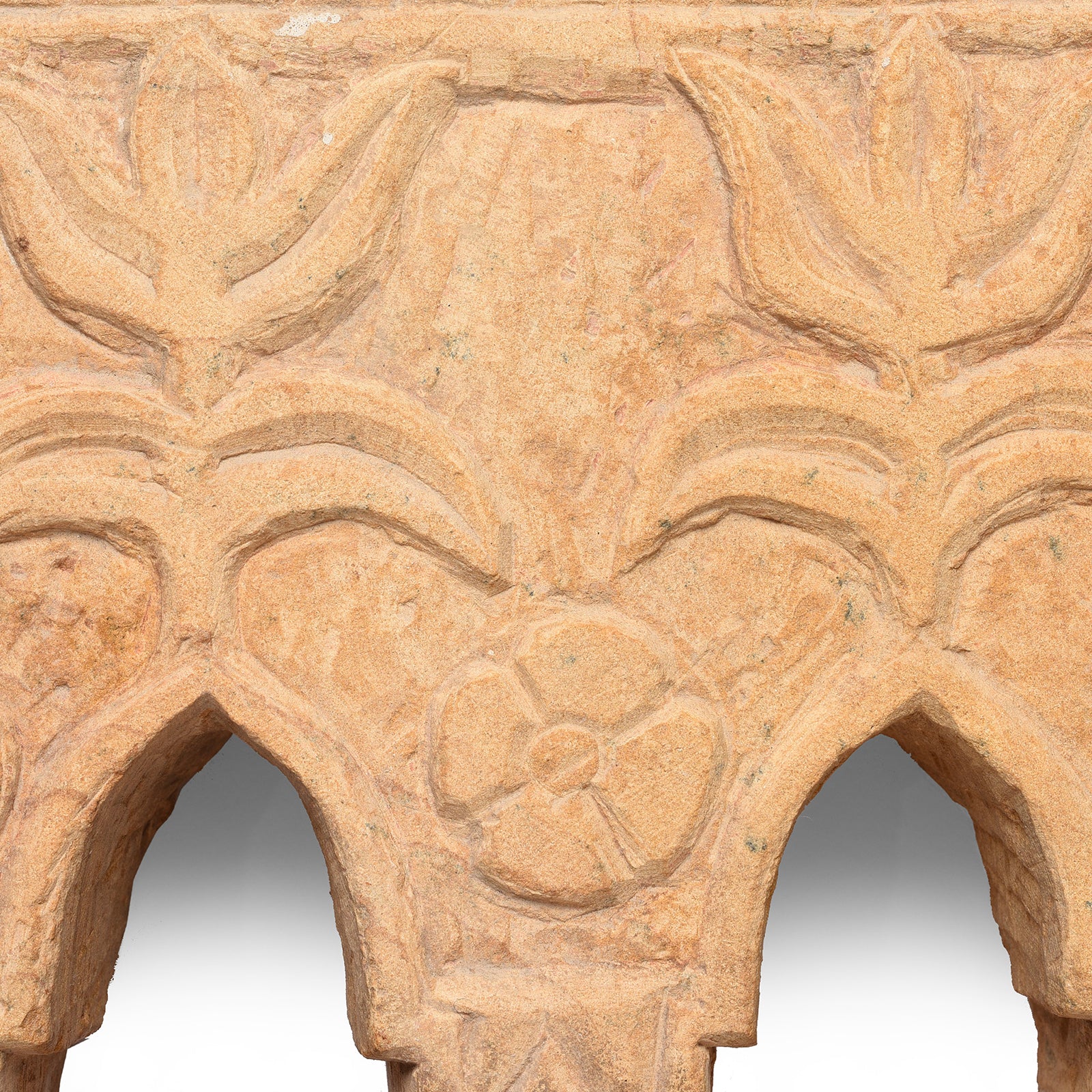 Old 3 Way Stone Lamp Niche From Jaisalmer - 19th Century - Image 3