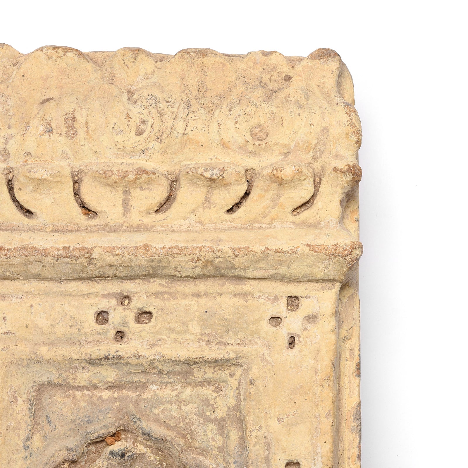 Carved Stone Lamp Niche From Rajasthan - 19thC - Image 2