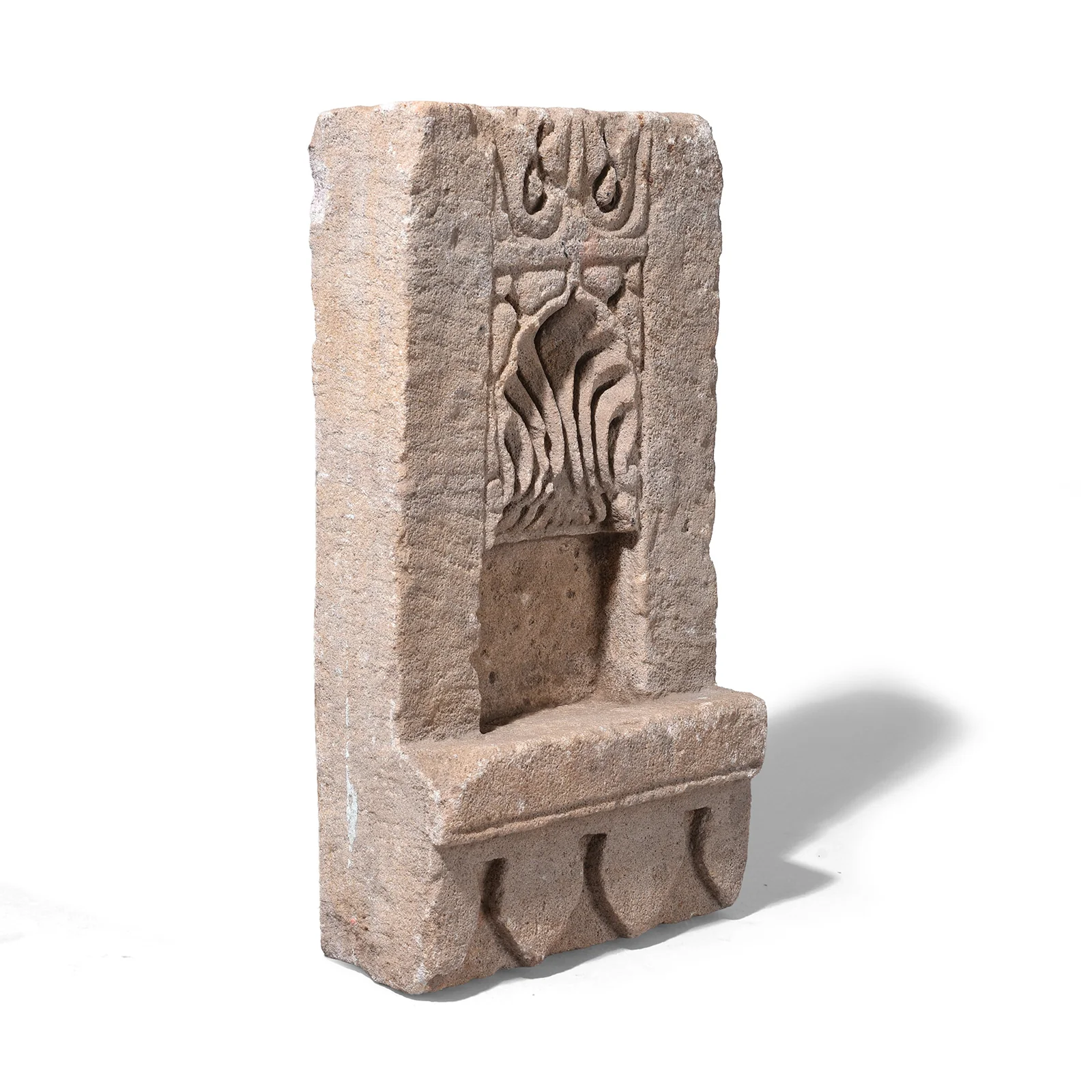 Carved Stone Lamp Niche From Rajasthan - 19th Century - Image 2