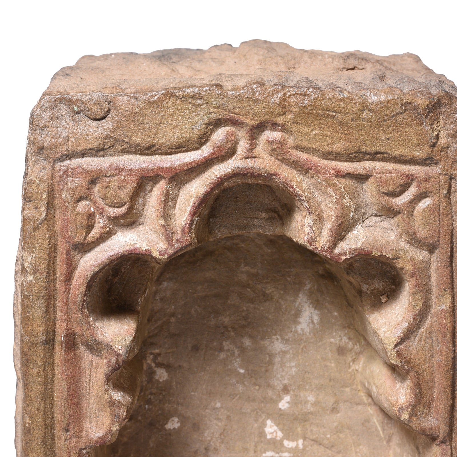 Carved Stone Lamp Niche From Dungarpur - 18thC - Image 2