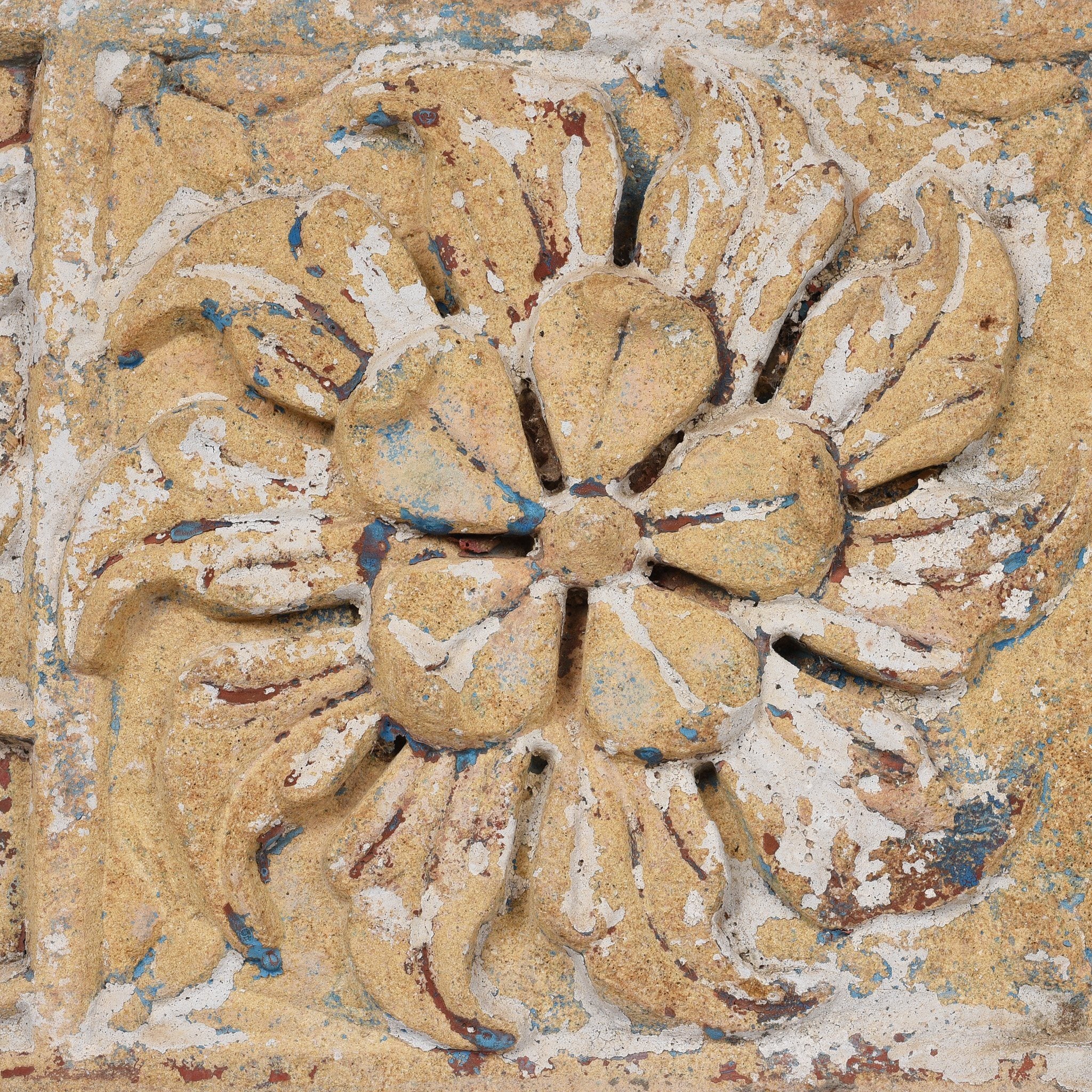 Carved Stone Lintel Panel From Jaisalmer - 19thC - Image 3