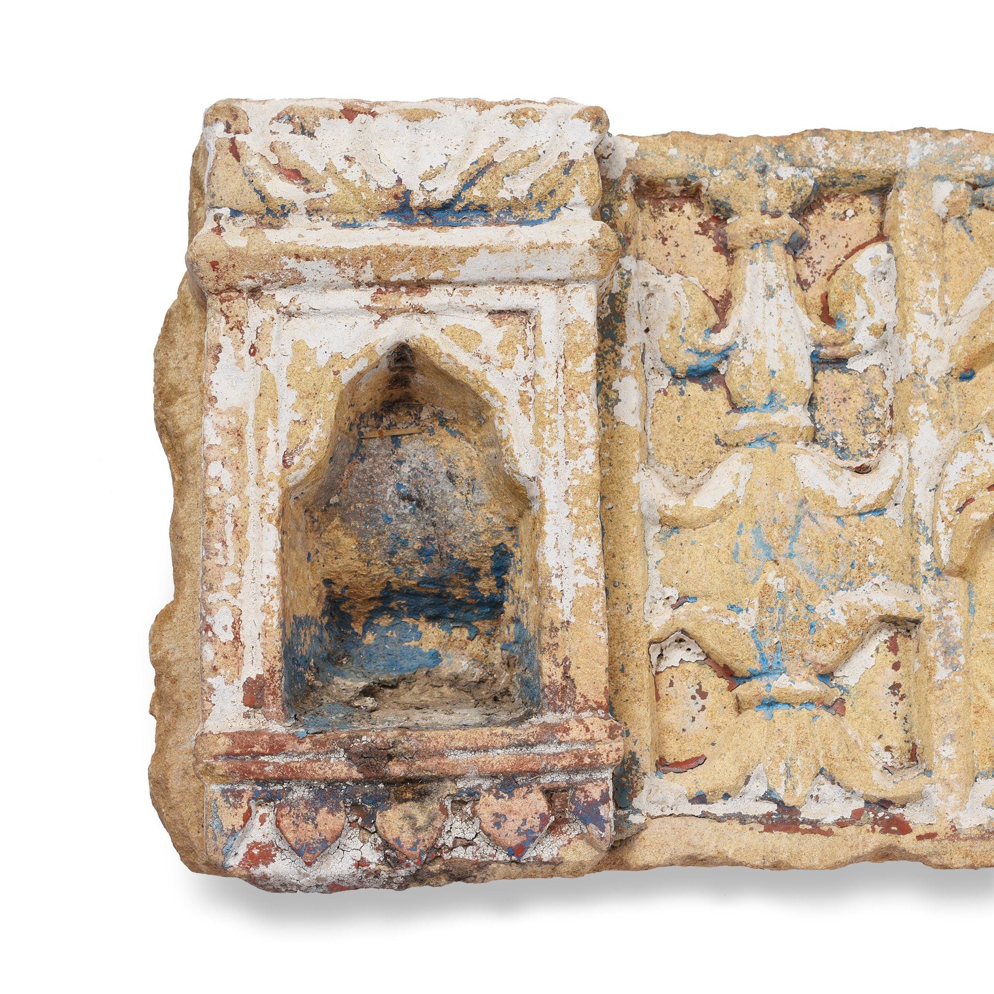 Carved Stone Lintel Panel From Jaisalmer - 19thC - Image 4