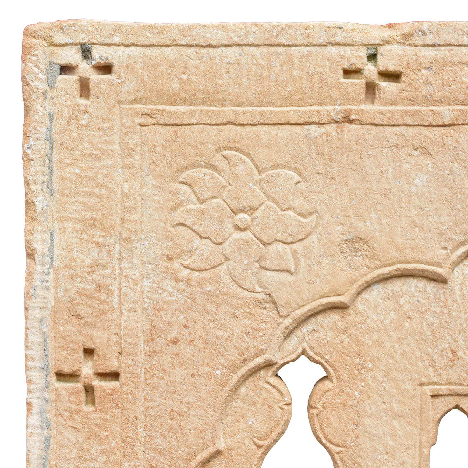 Carved Stone Mughal Jharoka From Jaisalmer - 19th Century - Image 3