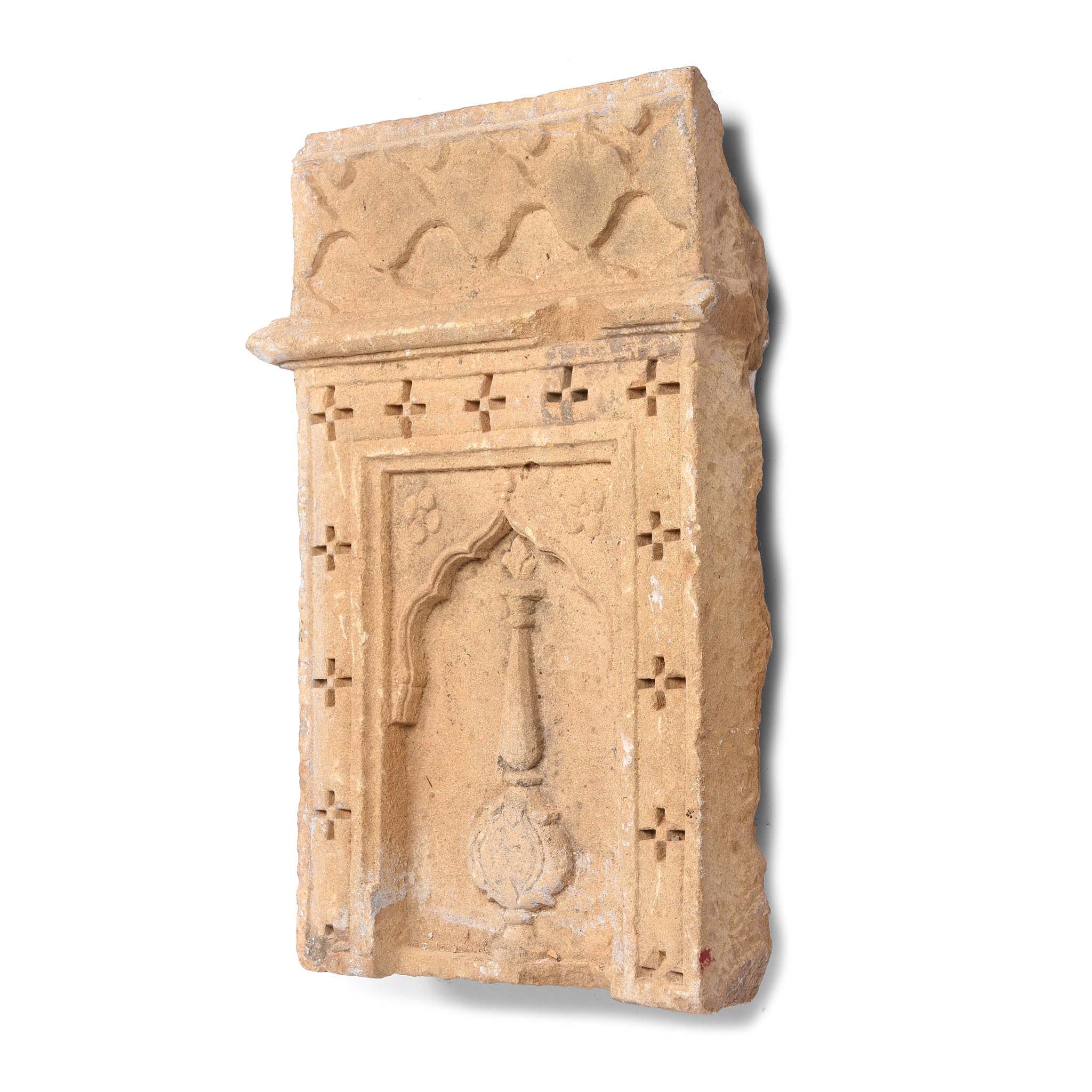 Carved Stone Panel - Mughal Style - 19th Century - Image 2