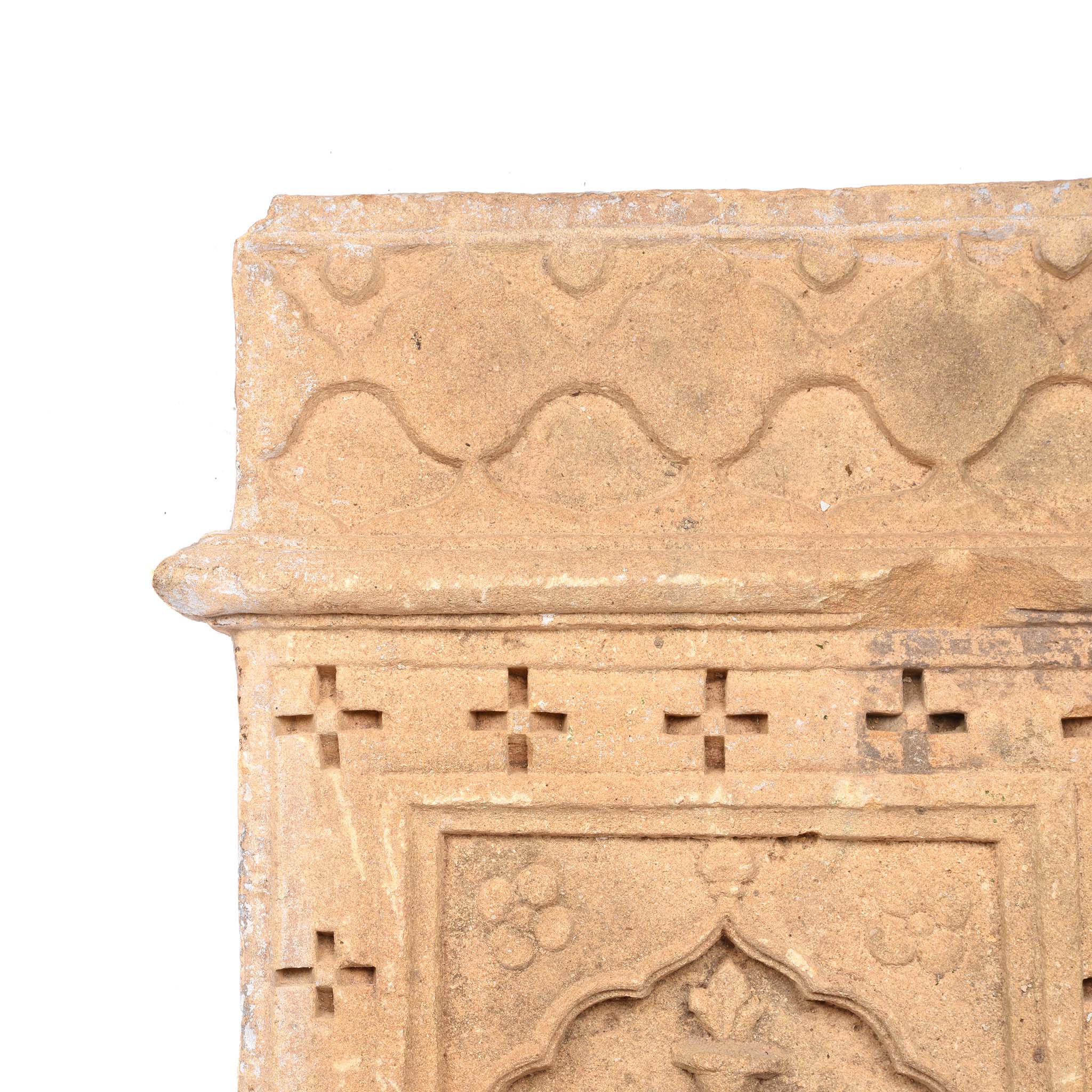 Carved Stone Panel - Mughal Style - 19th Century - Image 3