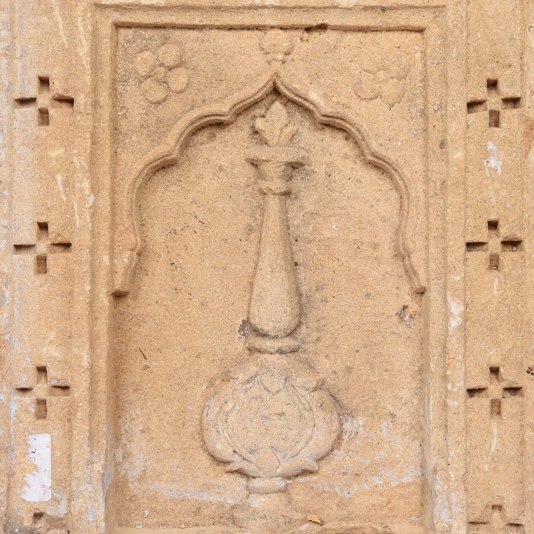 Carved Stone Panel - Mughal Style - 19th Century - Image 4
