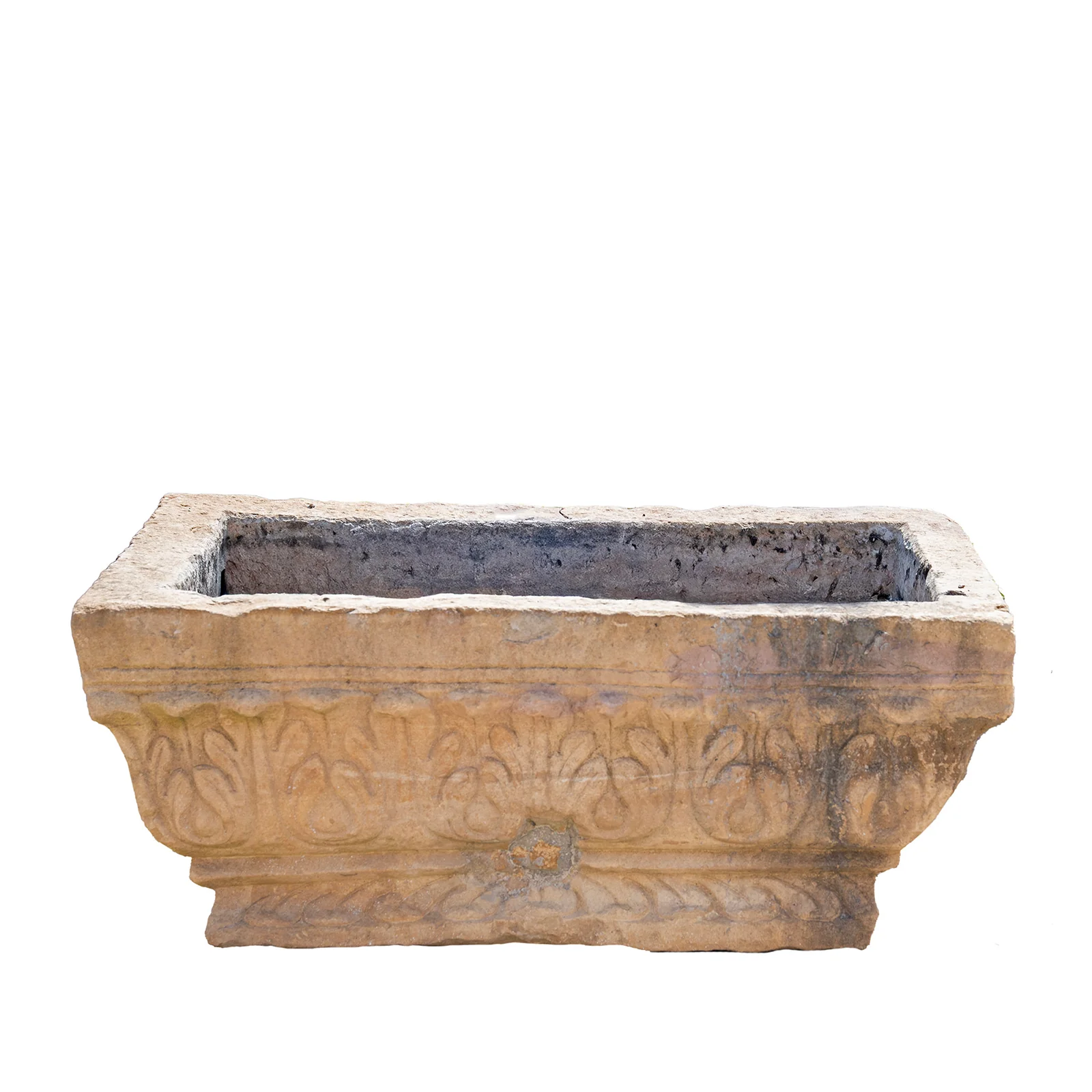 Carved Stone Water Trough From Jaisalmer - Late 18th Century - Image 3