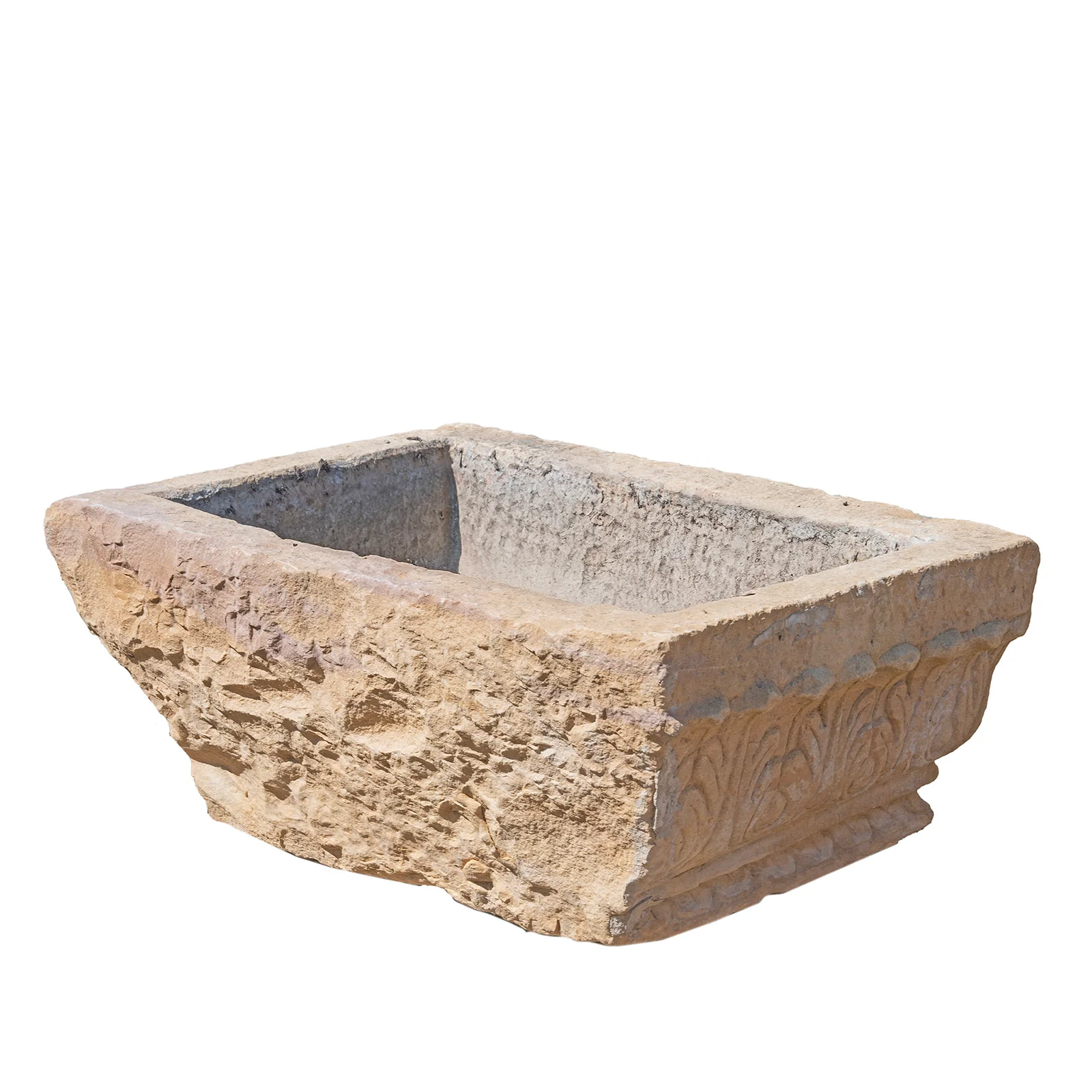 Carved Stone Water Trough From Jaisalmer - Late 18th Century - Image 5