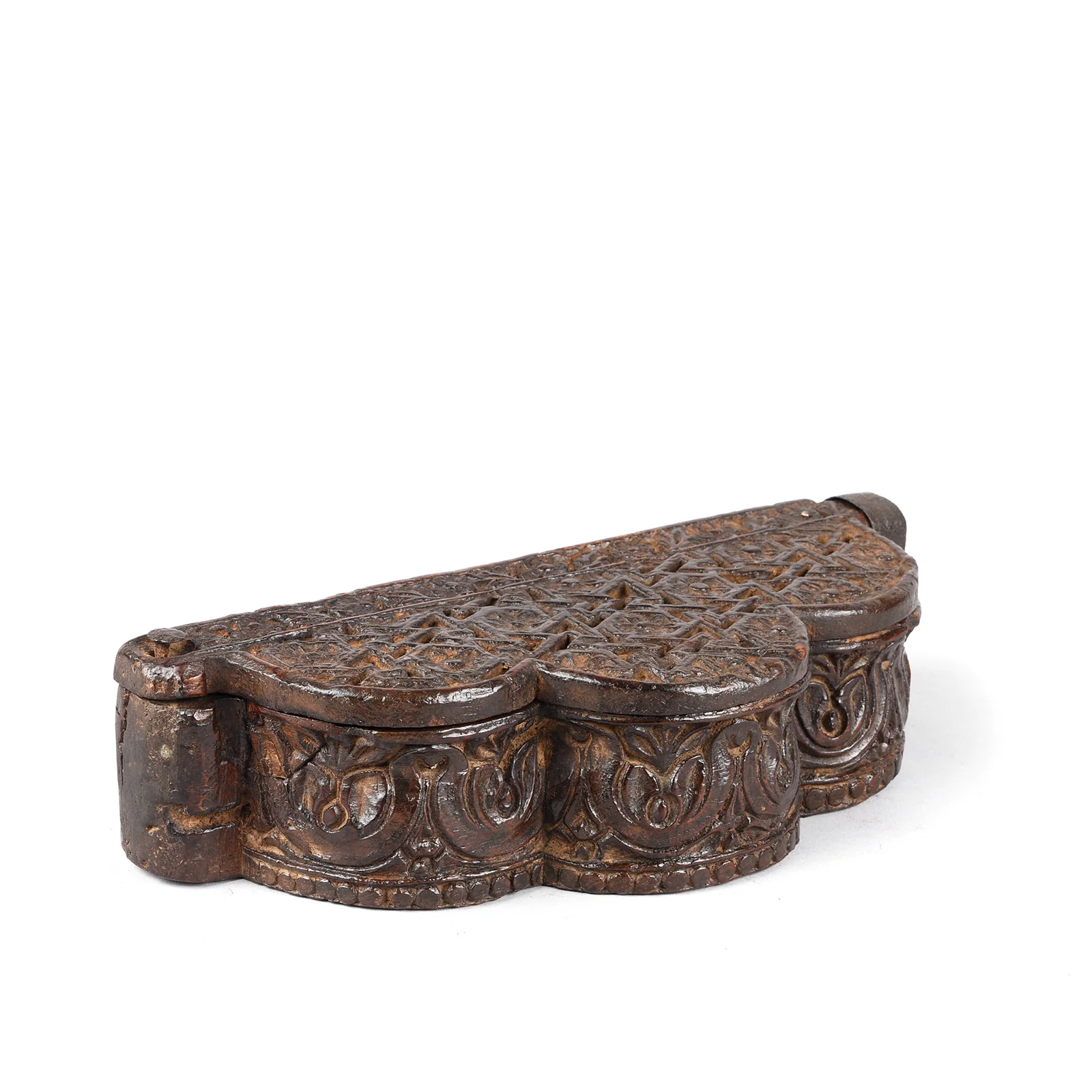 Carved Teak Balance Box From Rajasthan - 19th Century - Image 3
