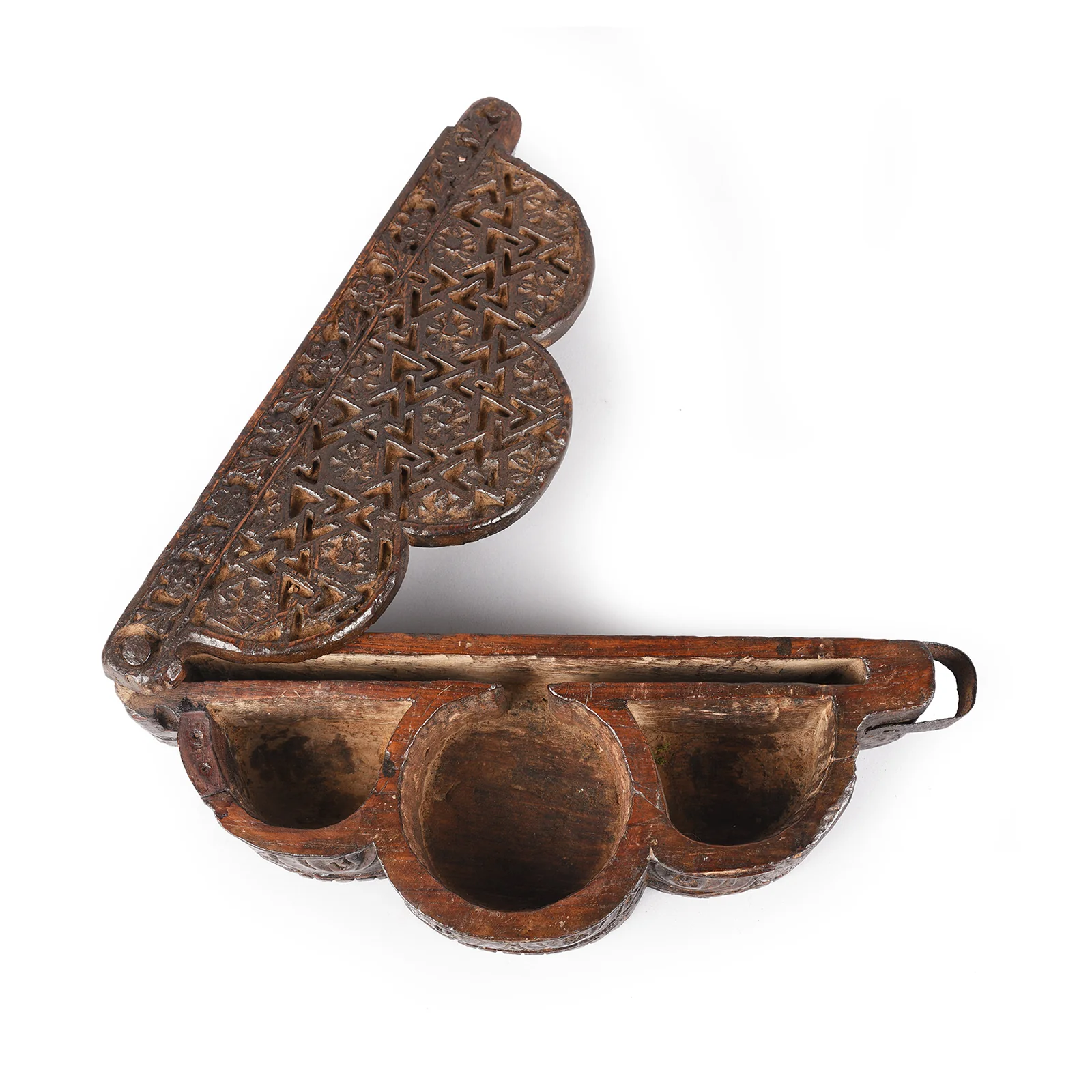 Carved Teak Balance Box From Rajasthan - 19th Century - Image 4