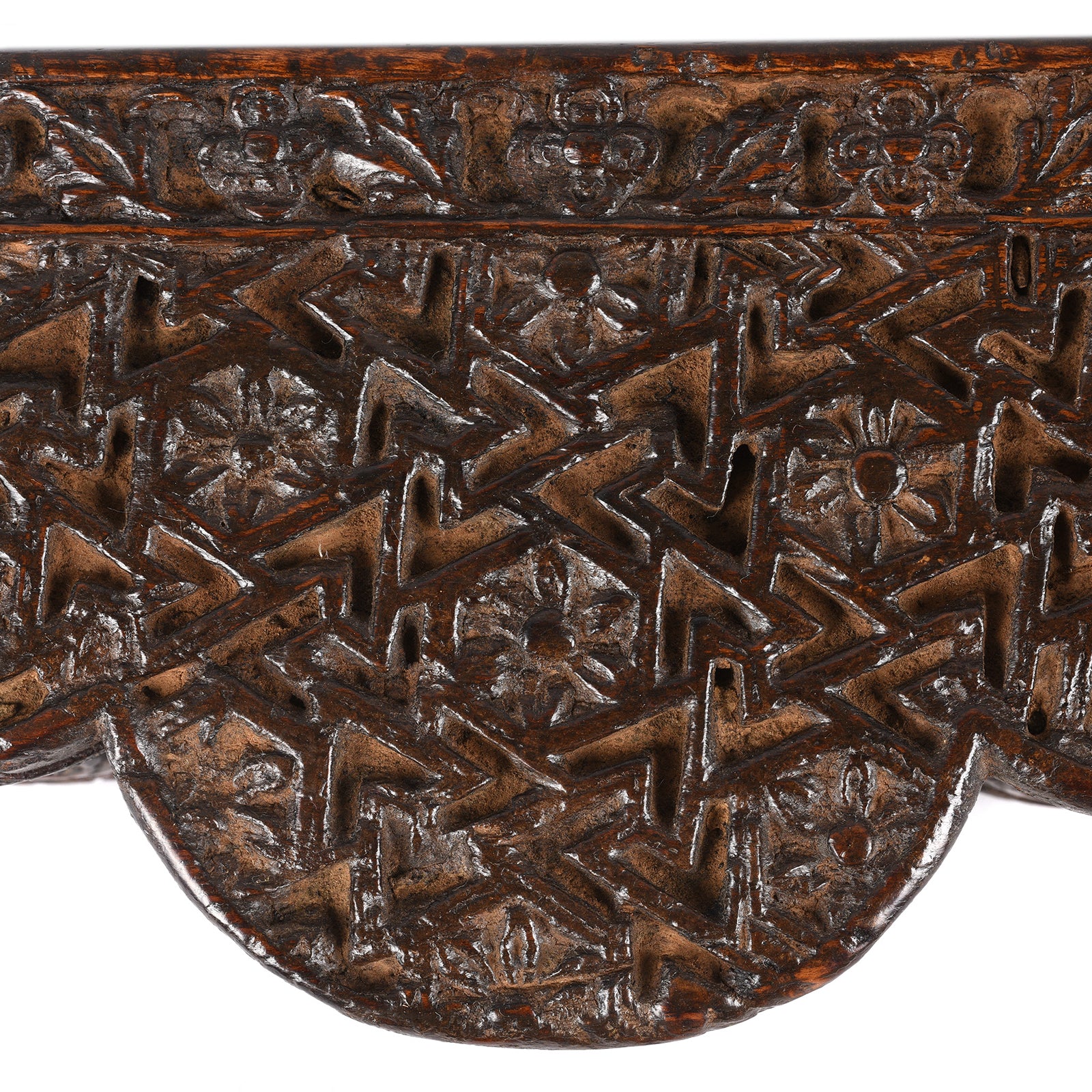 Carved Teak Balance Box From Rajasthan - 19th Century - Image 5