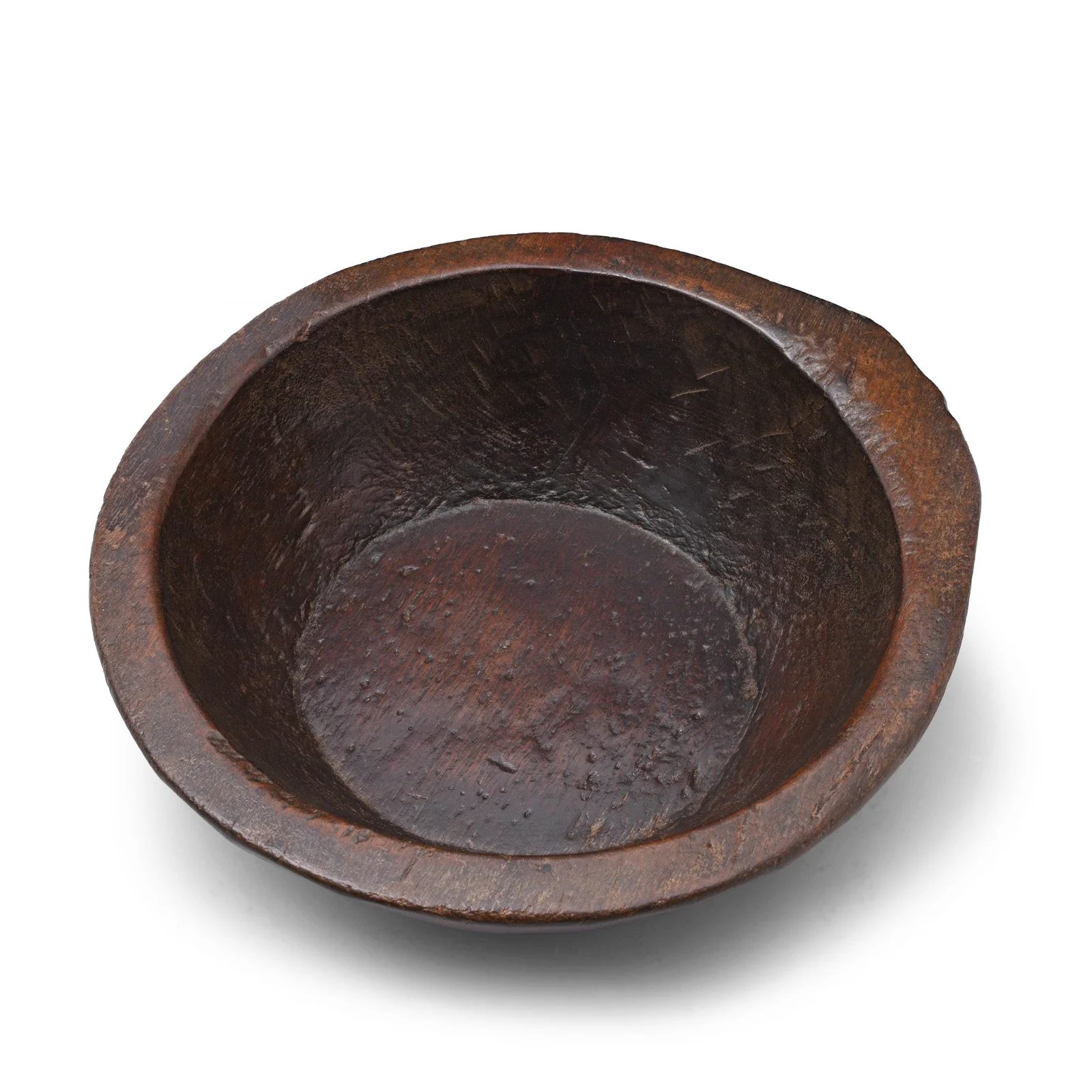 Carved Indian Parath Bowl From Rajasthan - Ca 1920 - Image 3