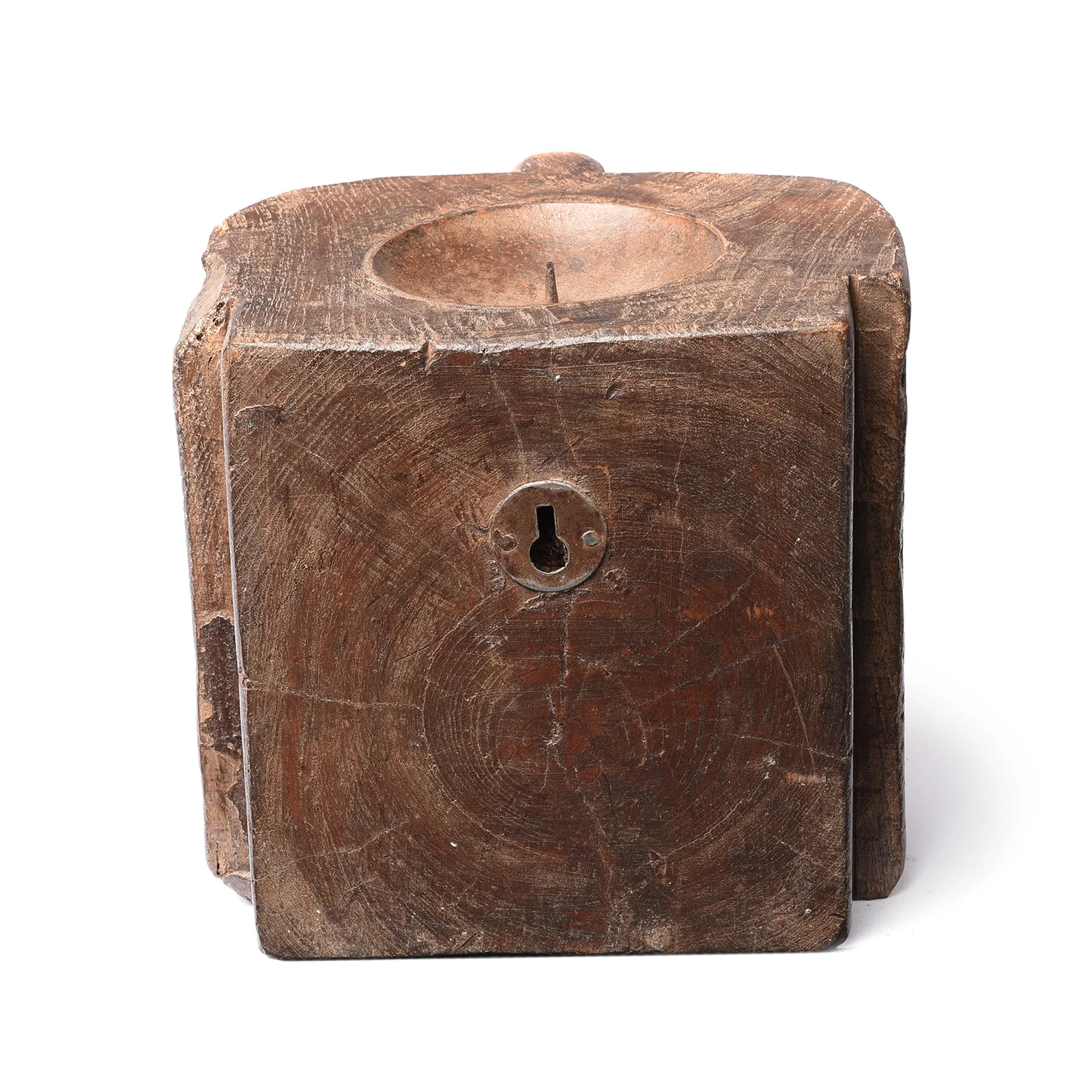 Carved Teak Candle Stand - 19th Century - Image 6