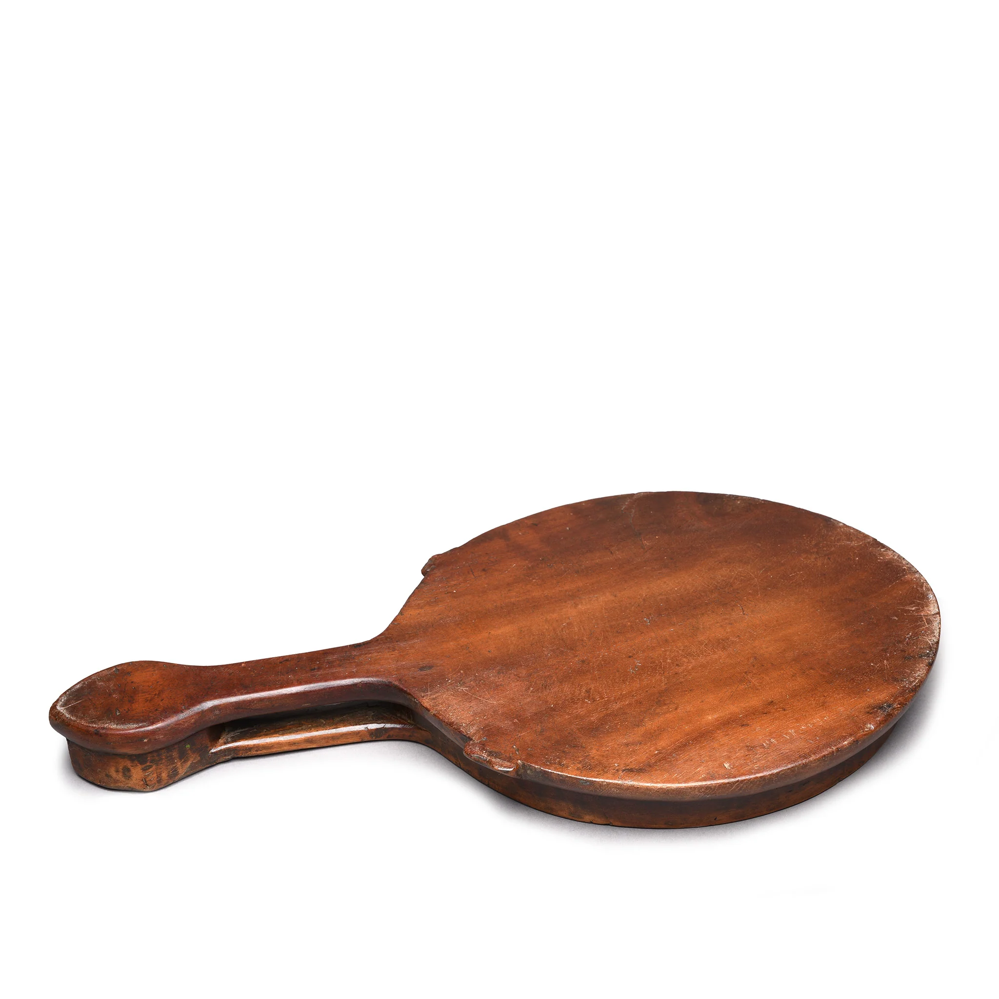 Carved Teak Chapatti Board From Banswara Tribal Region - Ca 1920 - Image 2