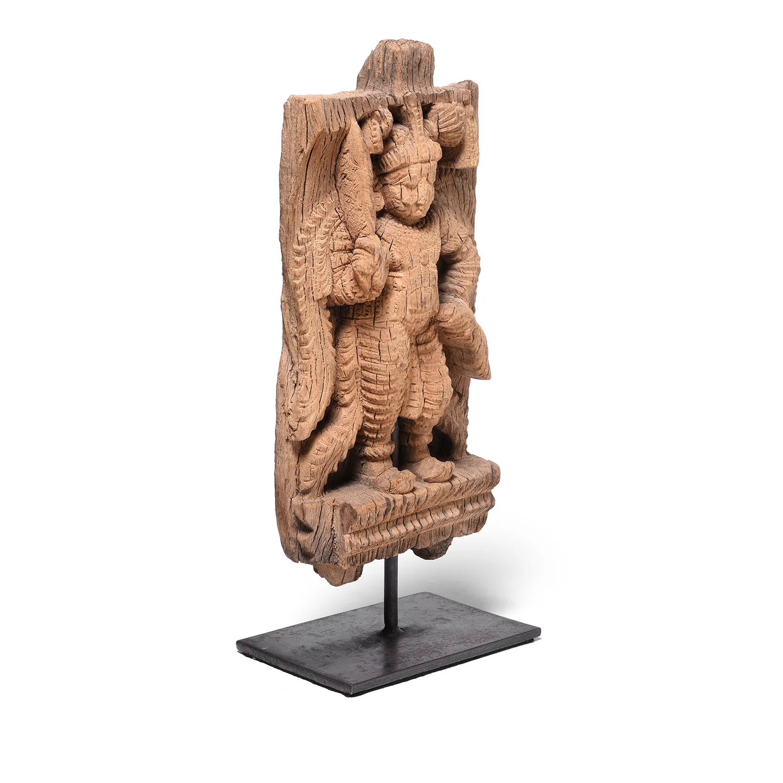 Teak Chariot Carving From Tamil Nadu - 19th Century - Image 3