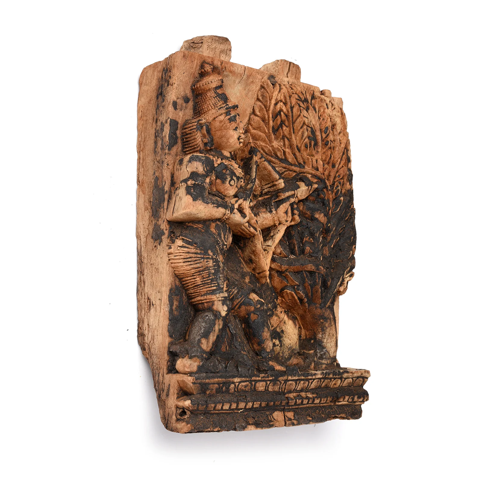 Carved Teak Chariot Carving Of Lord Rama - 19th Century - Image 3