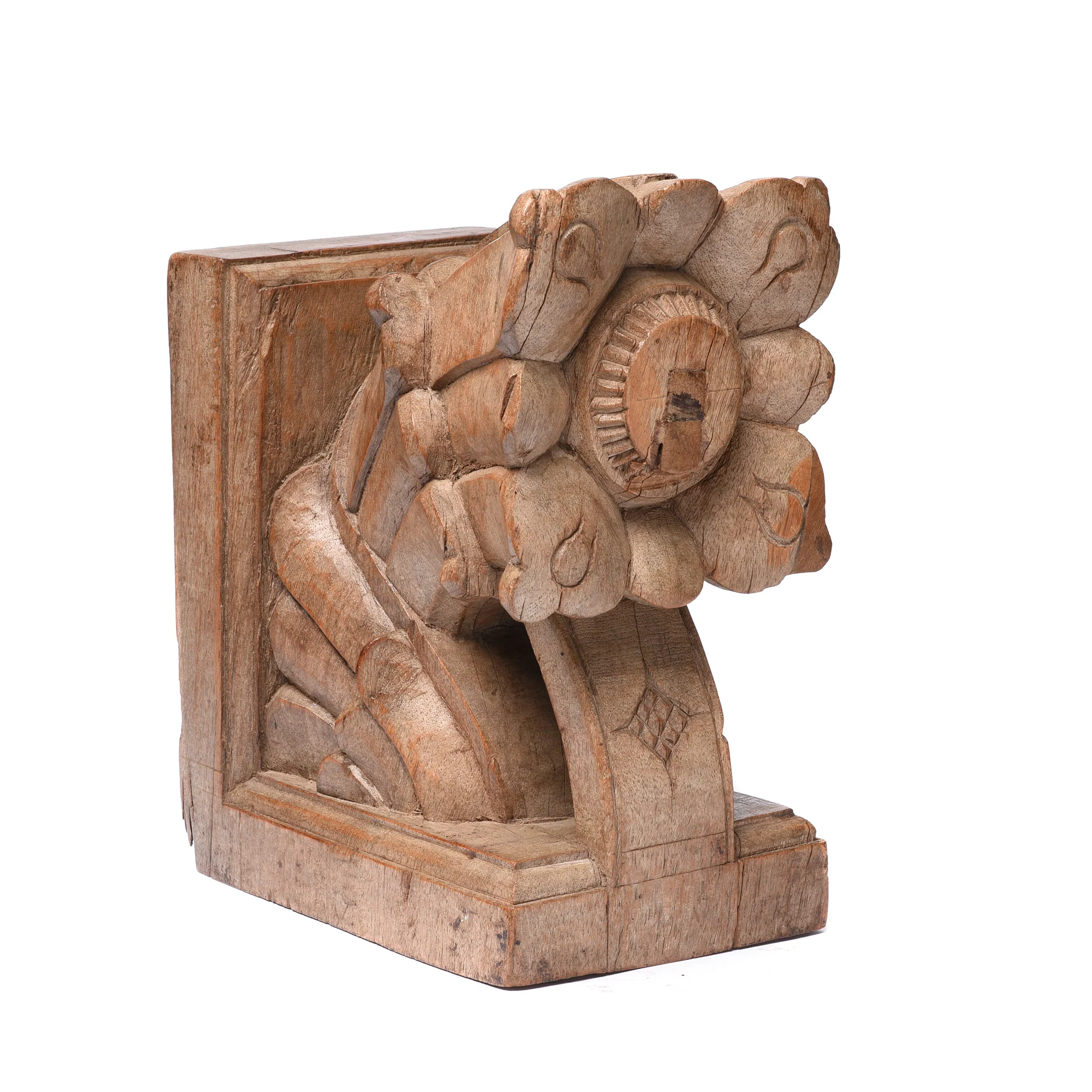 Carved Teak Corbel From Maharashtra - 19thC - Image 2