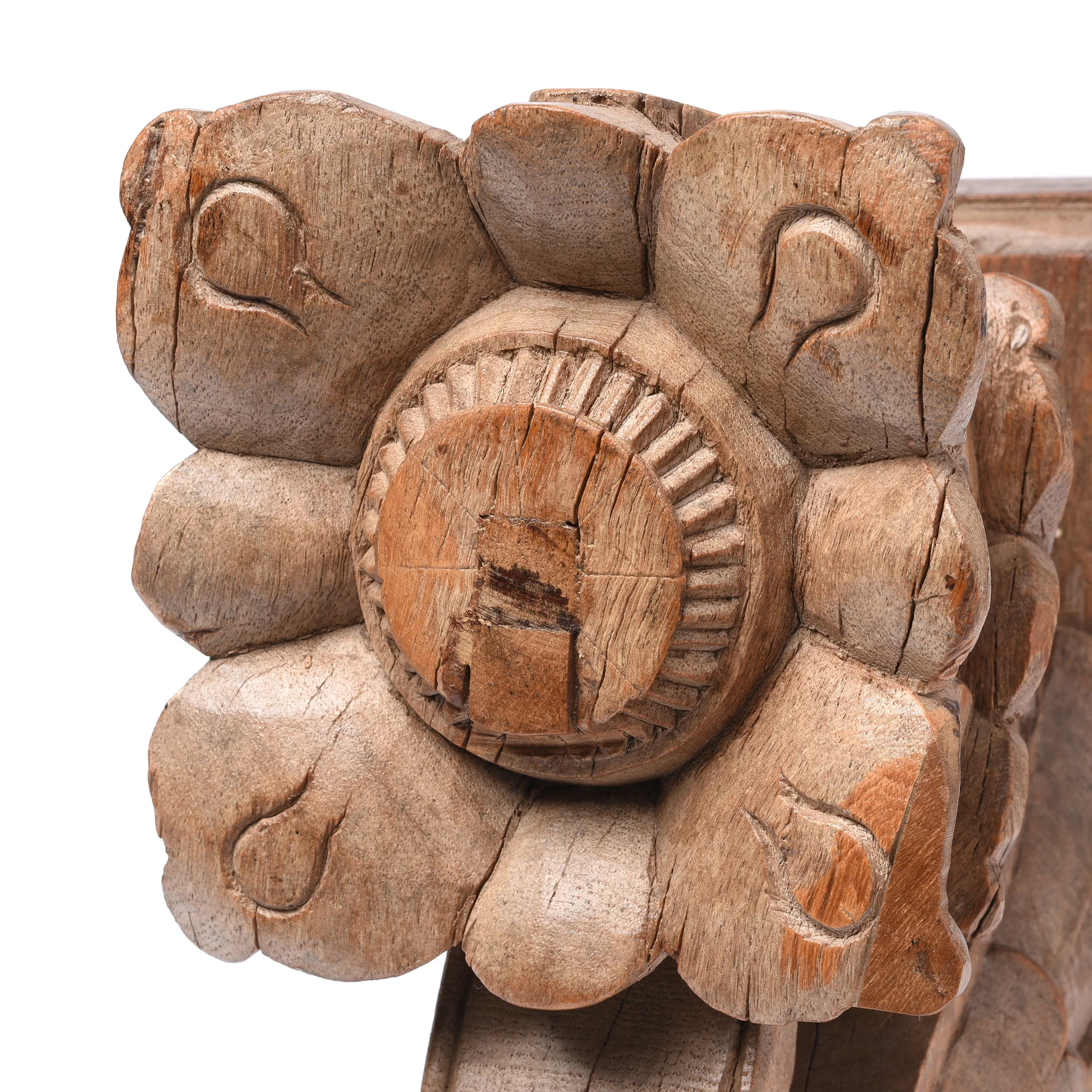 Carved Teak Corbel From Maharashtra - 19thC - Image 5