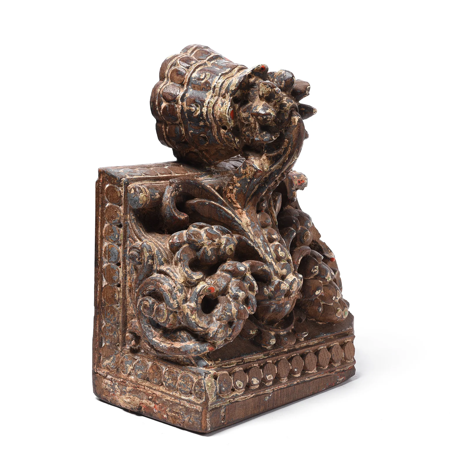 Carved Teak Corbel From Maharashtra - 19th Century - Image 2