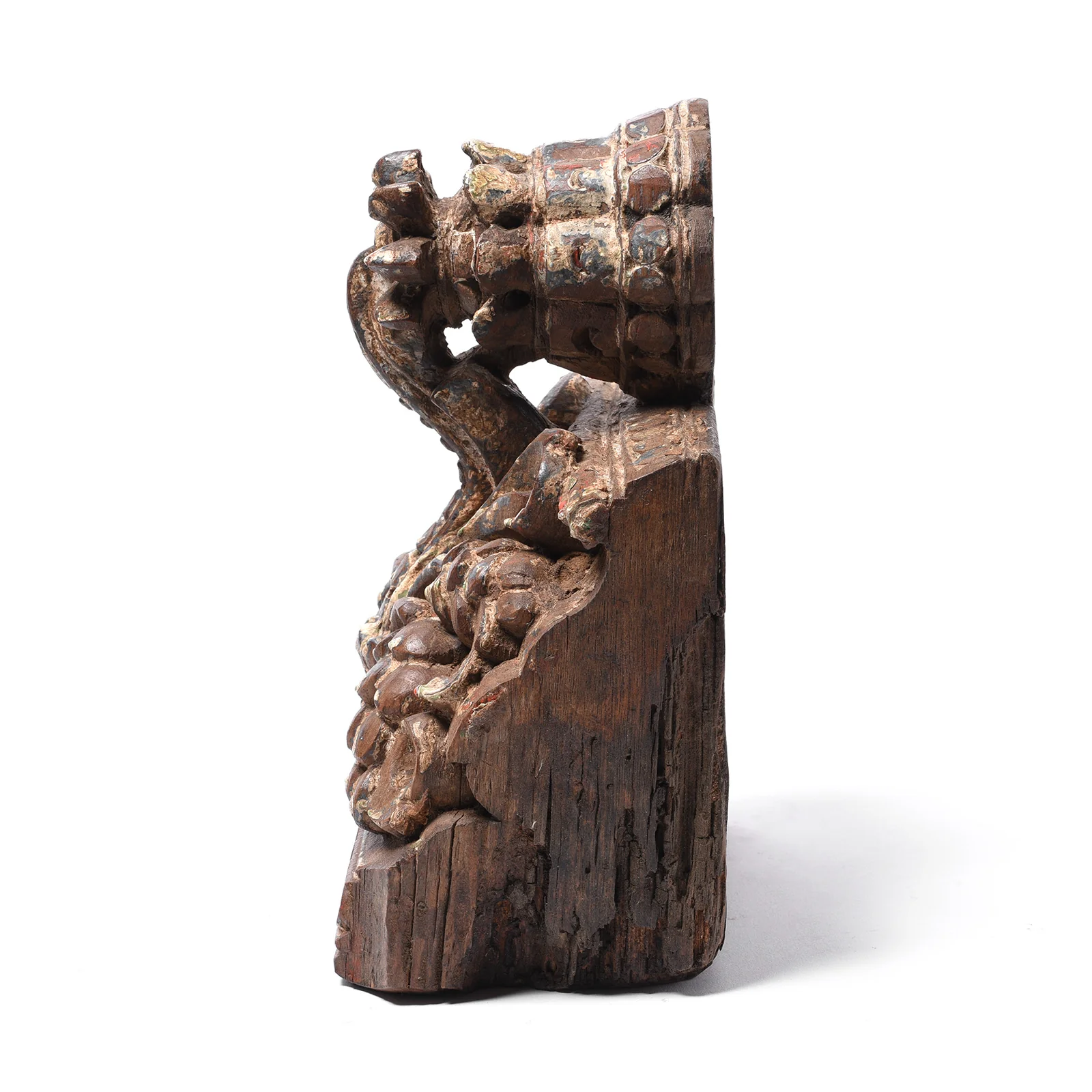 Carved Teak Corbel From Maharashtra - 19th Century - Image 4
