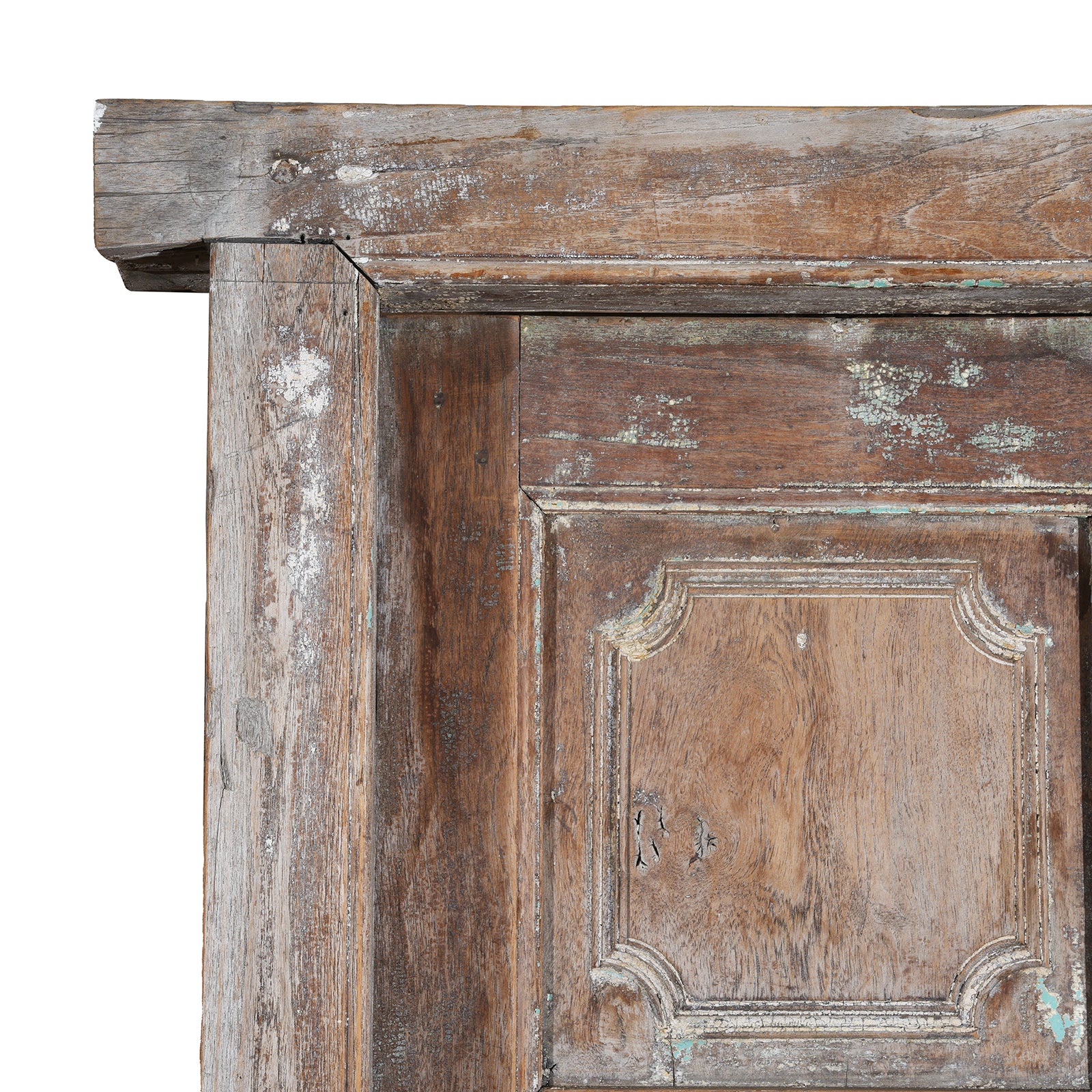 Carved Teak Door And Frame From Gujarat - 19th Century - Image 4