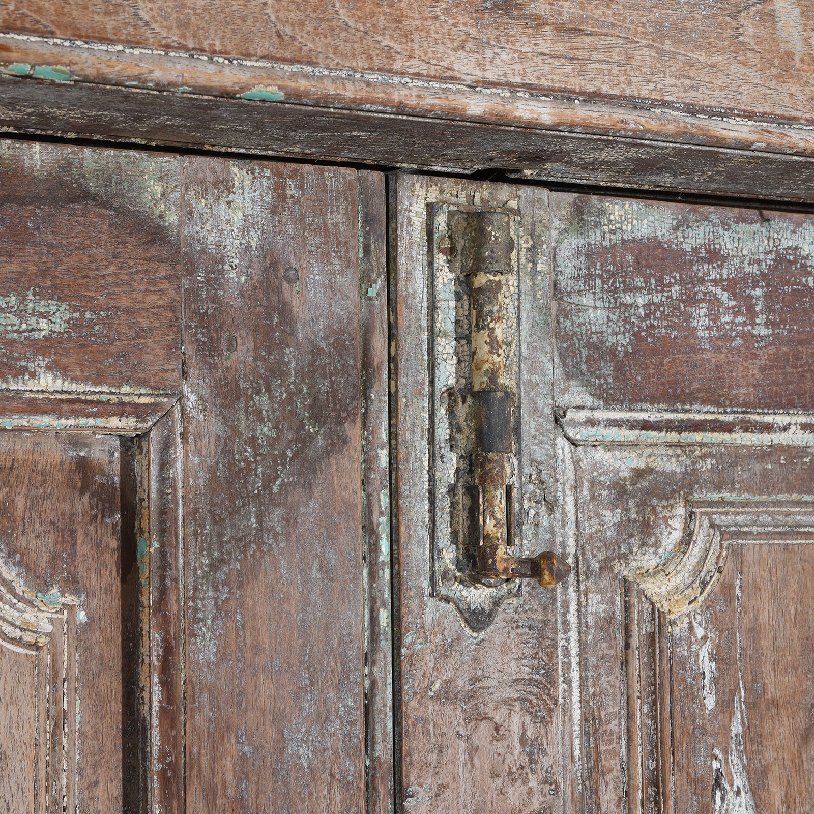 Carved Teak Door And Frame From Gujarat - 19th Century - Image 7