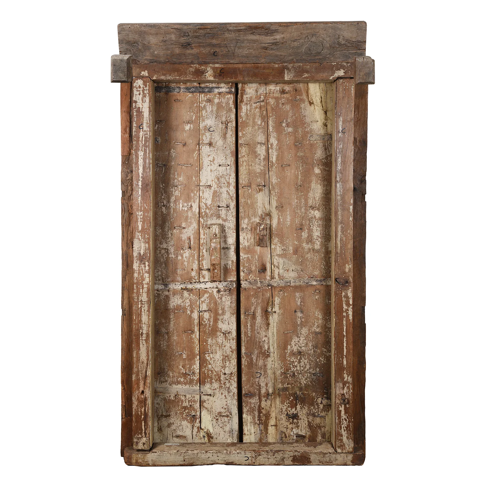 Carved Teak Door & Frame From Kutch - 19th Century - Image 6