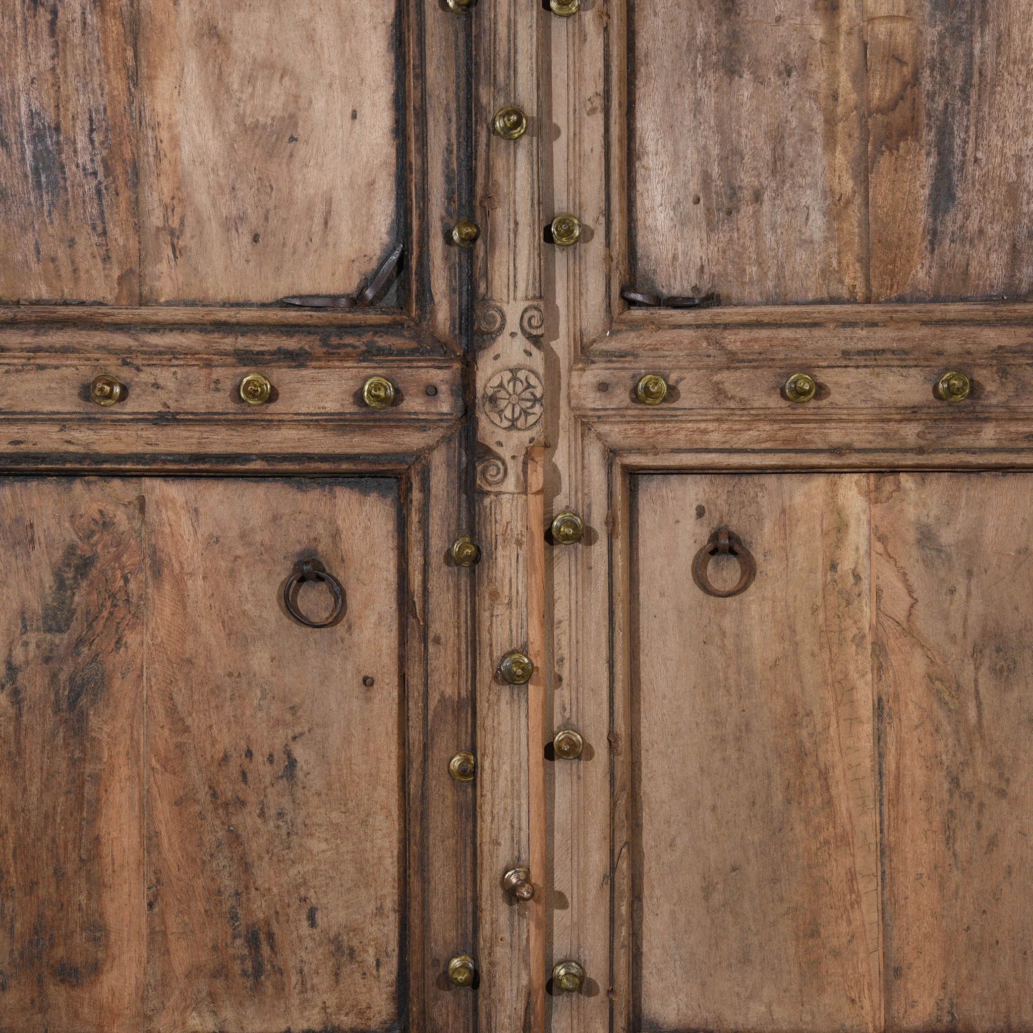 Carved Teak Door From The Punjab - 18thC - Image 10