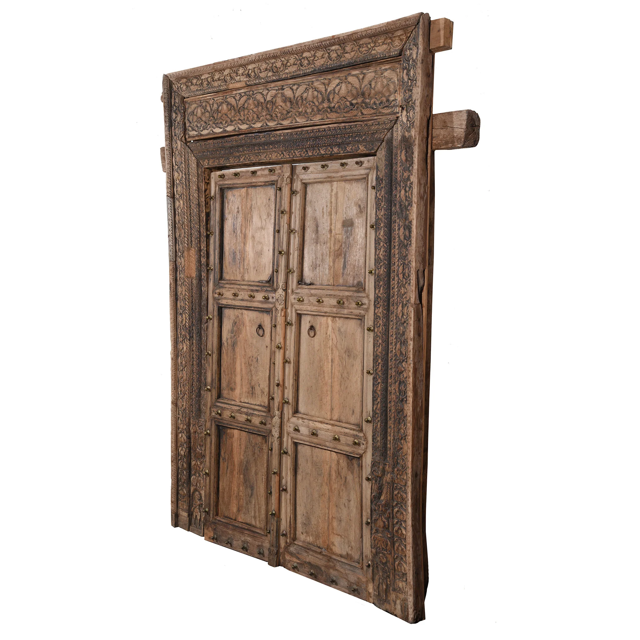 Carved Teak Door From The Punjab - 18thC - Image 2