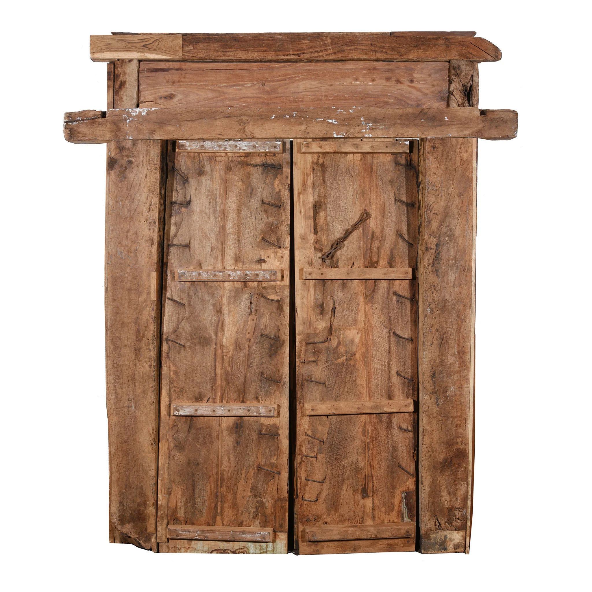 Carved Teak Door From The Punjab - 18thC - Image 3