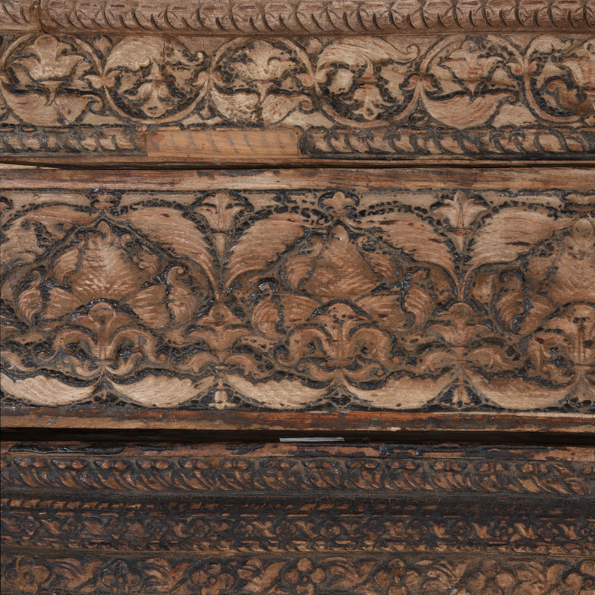 Carved Teak Door From The Punjab - 18thC - Image 5