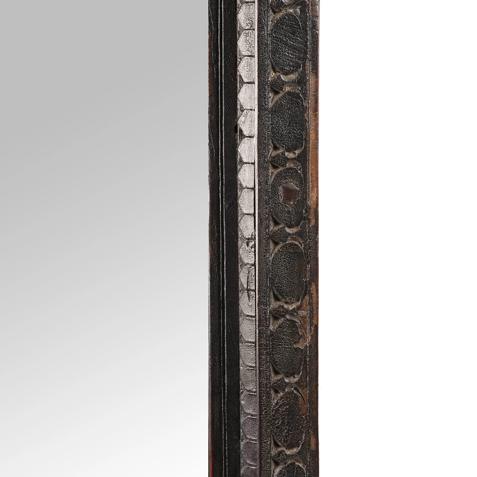 Carved Indian Door Mirror From Nagaur - Ca 1900 - Image 6