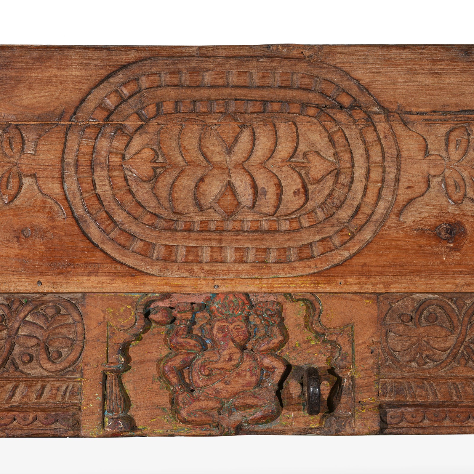 Indian Large Ganesh Mirror From Andhra Pradesh - 19th Century - Image 4