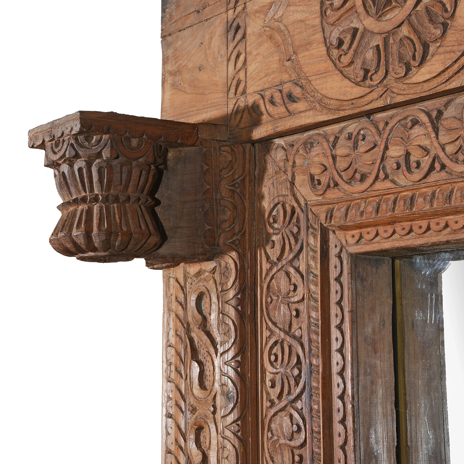 Indian Large Ganesh Mirror From Andhra Pradesh - 19th Century - Image 7