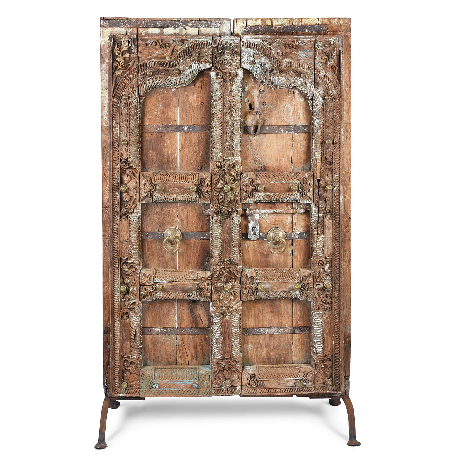 Carved Teak Doors From Kutch - Early 19th Century - Image 2