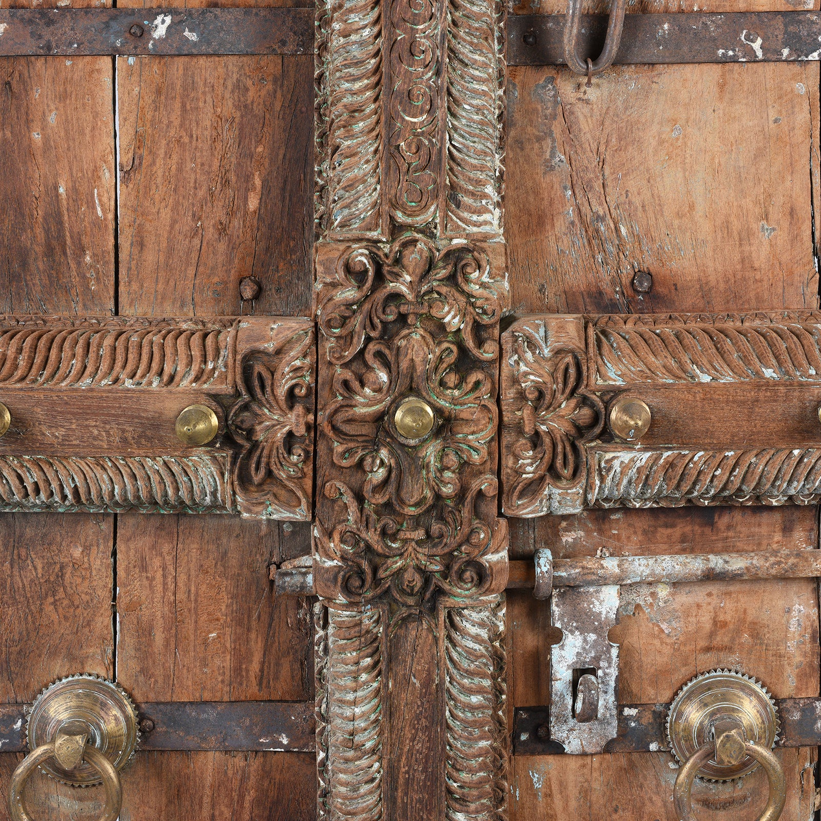 Carved Teak Doors From Kutch - Early 19th Century - Image 5