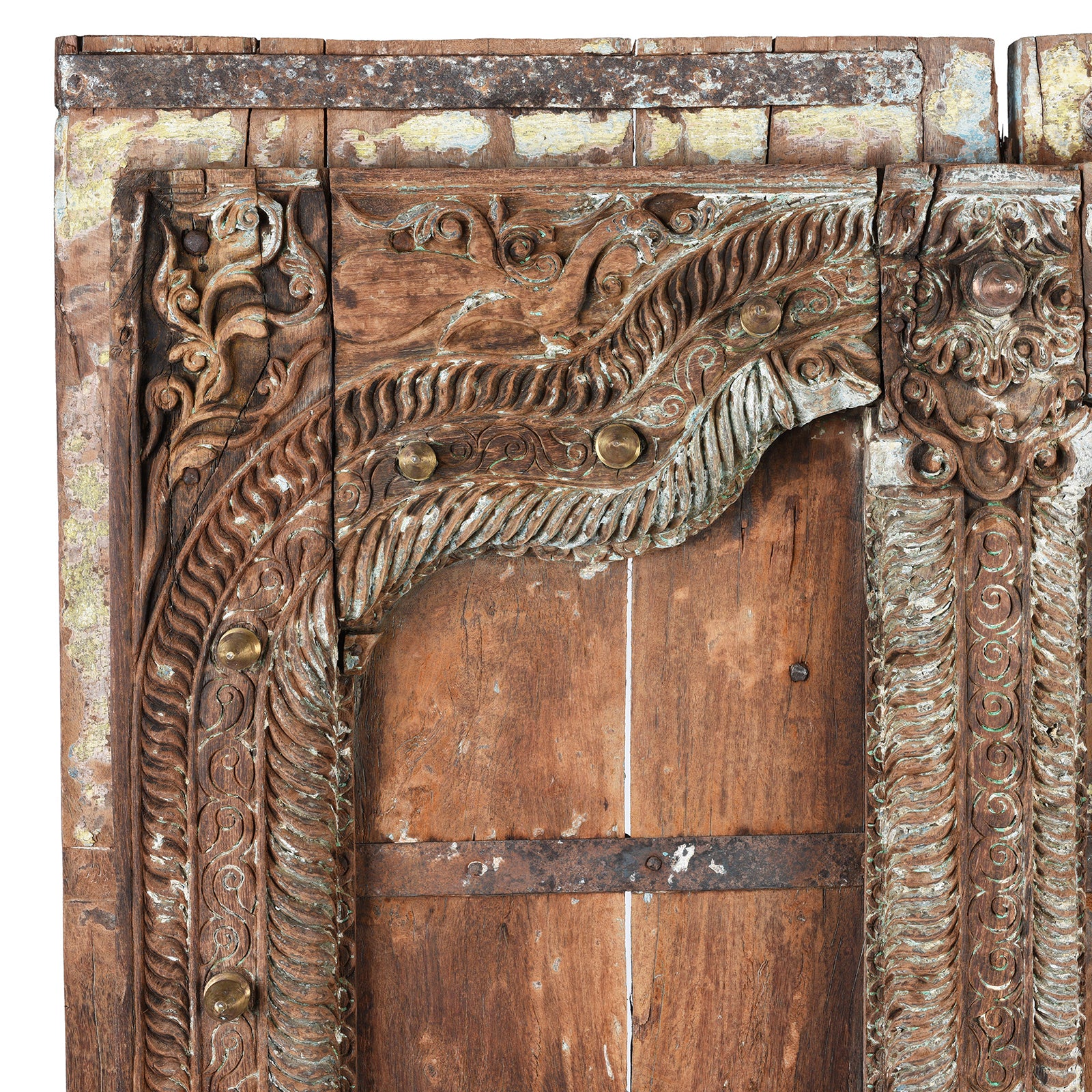 Carved Teak Doors From Kutch - Early 19th Century - Image 6