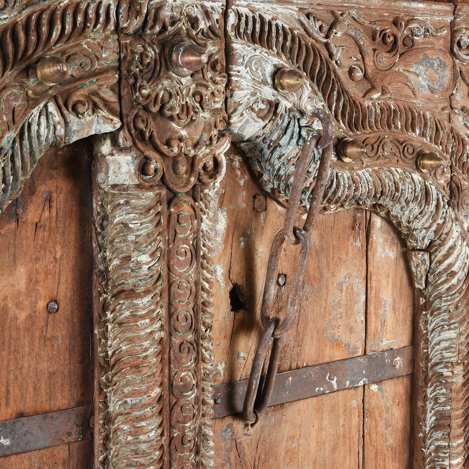 Carved Teak Doors From Kutch - Early 19th Century - Image 7