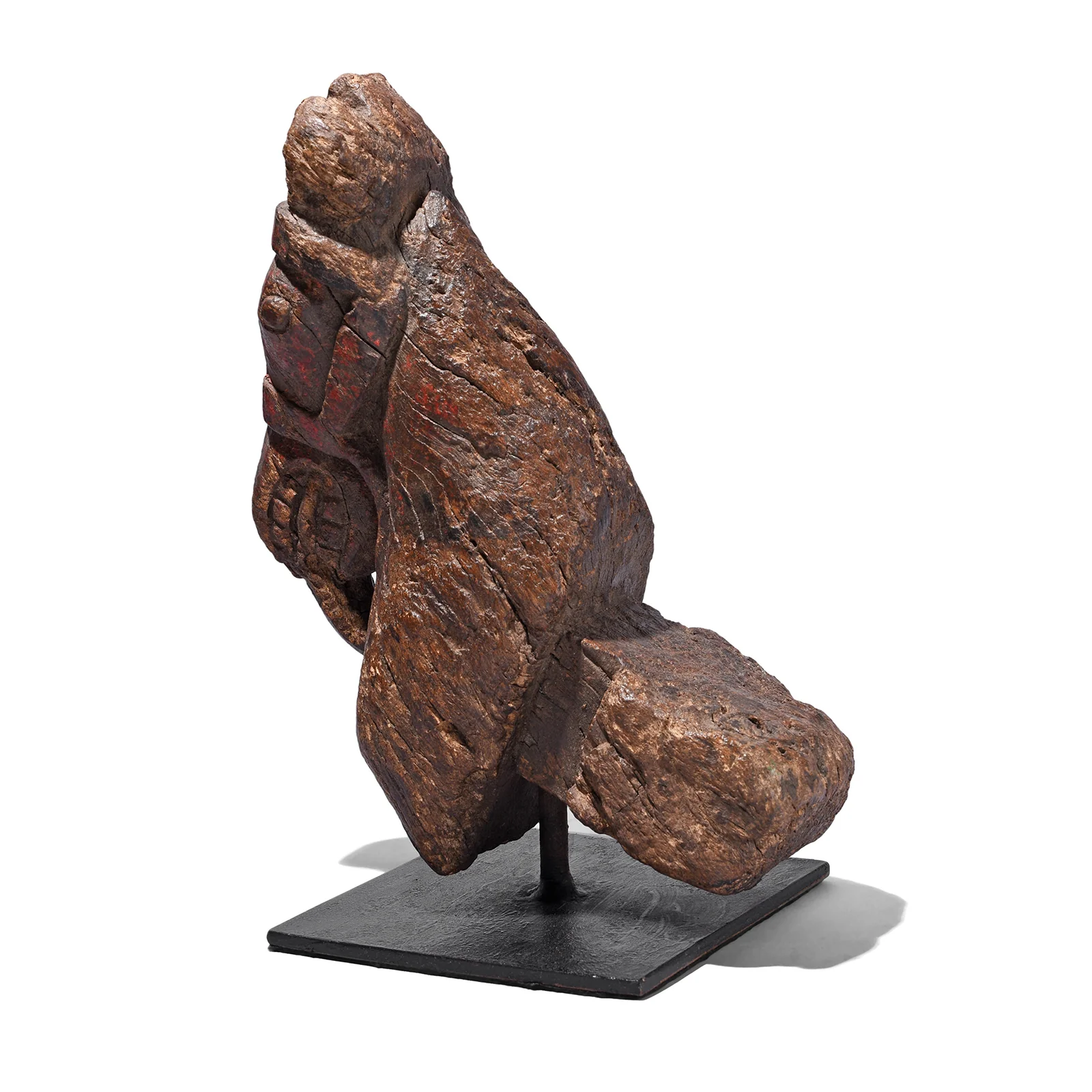 Painted Horse Head Corbel On Stand - 19th Century - Image 2