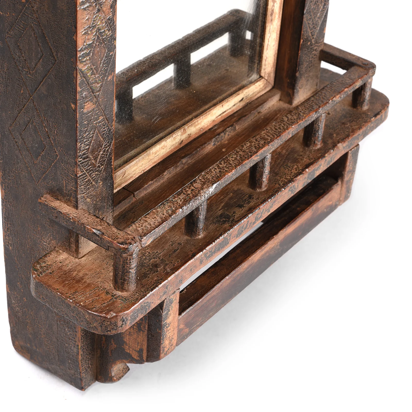 Indian Tribal Hand Mirror From Banswara - 19th Century - Image 4