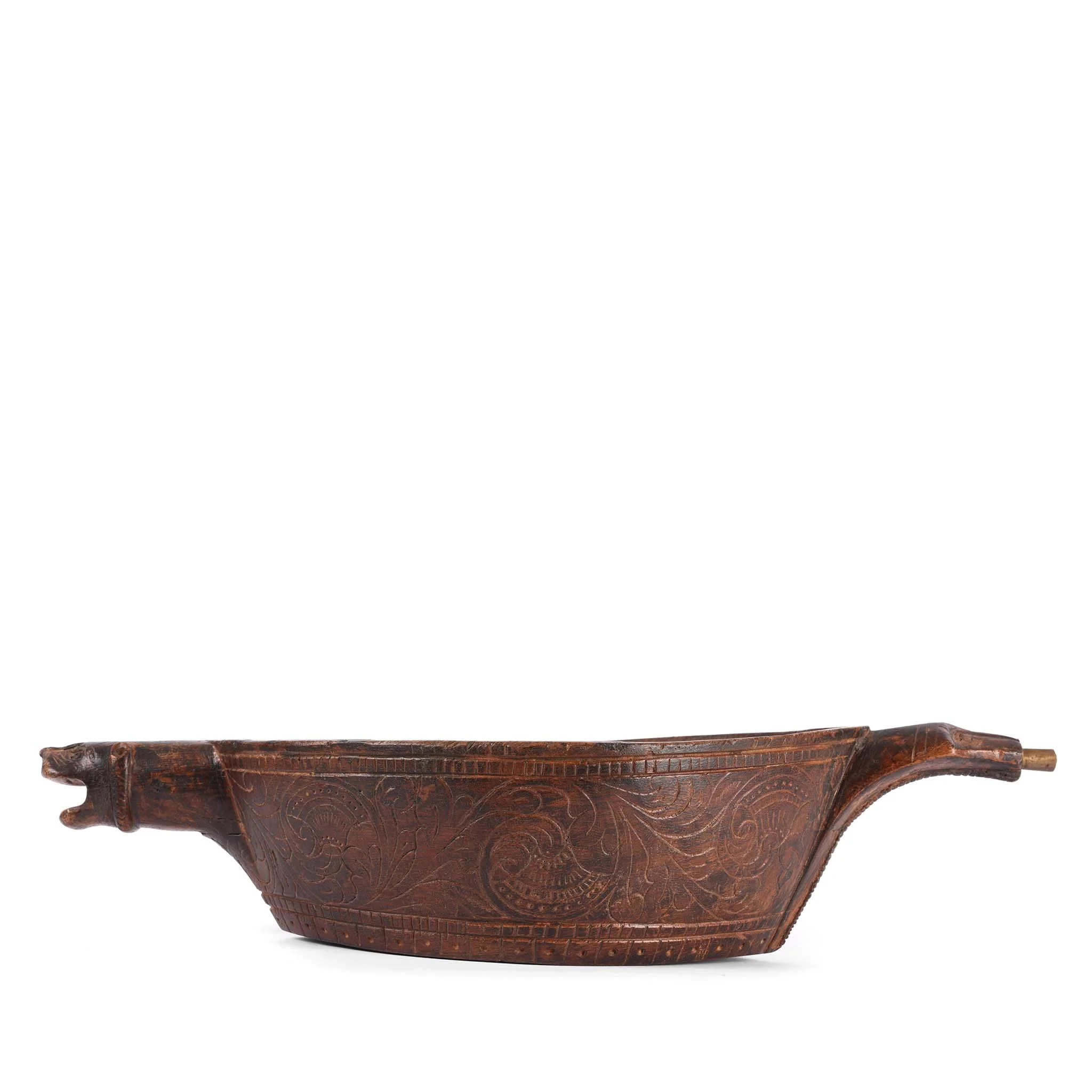 Carved Teak Opium Grinder -19thC - Image 7