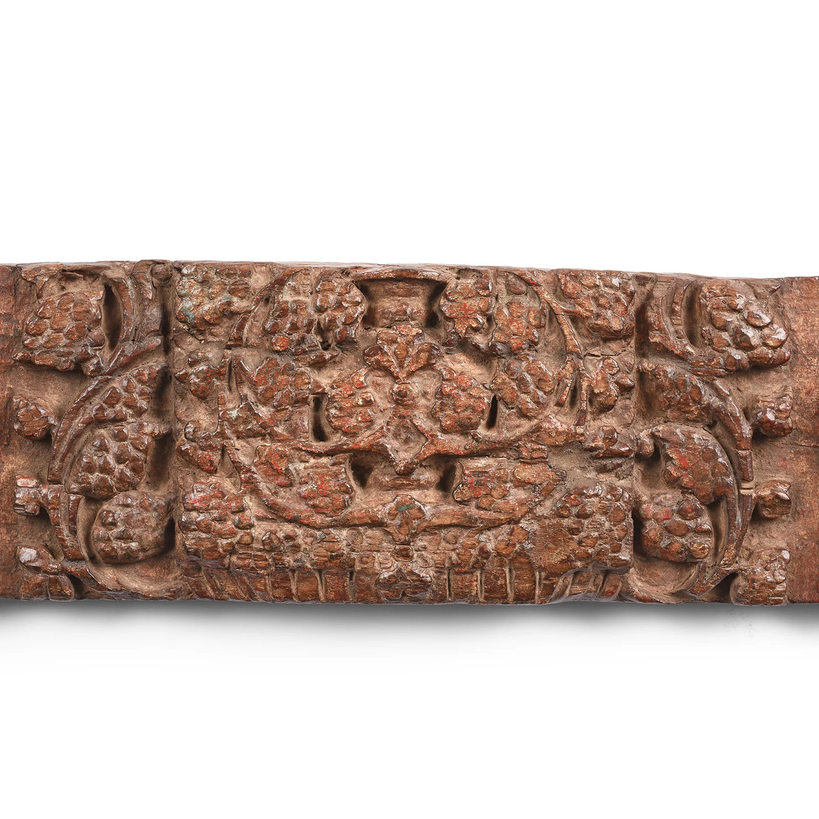 Carved Teak Lintel Panel From Gujarat - 19th Century - Image 2