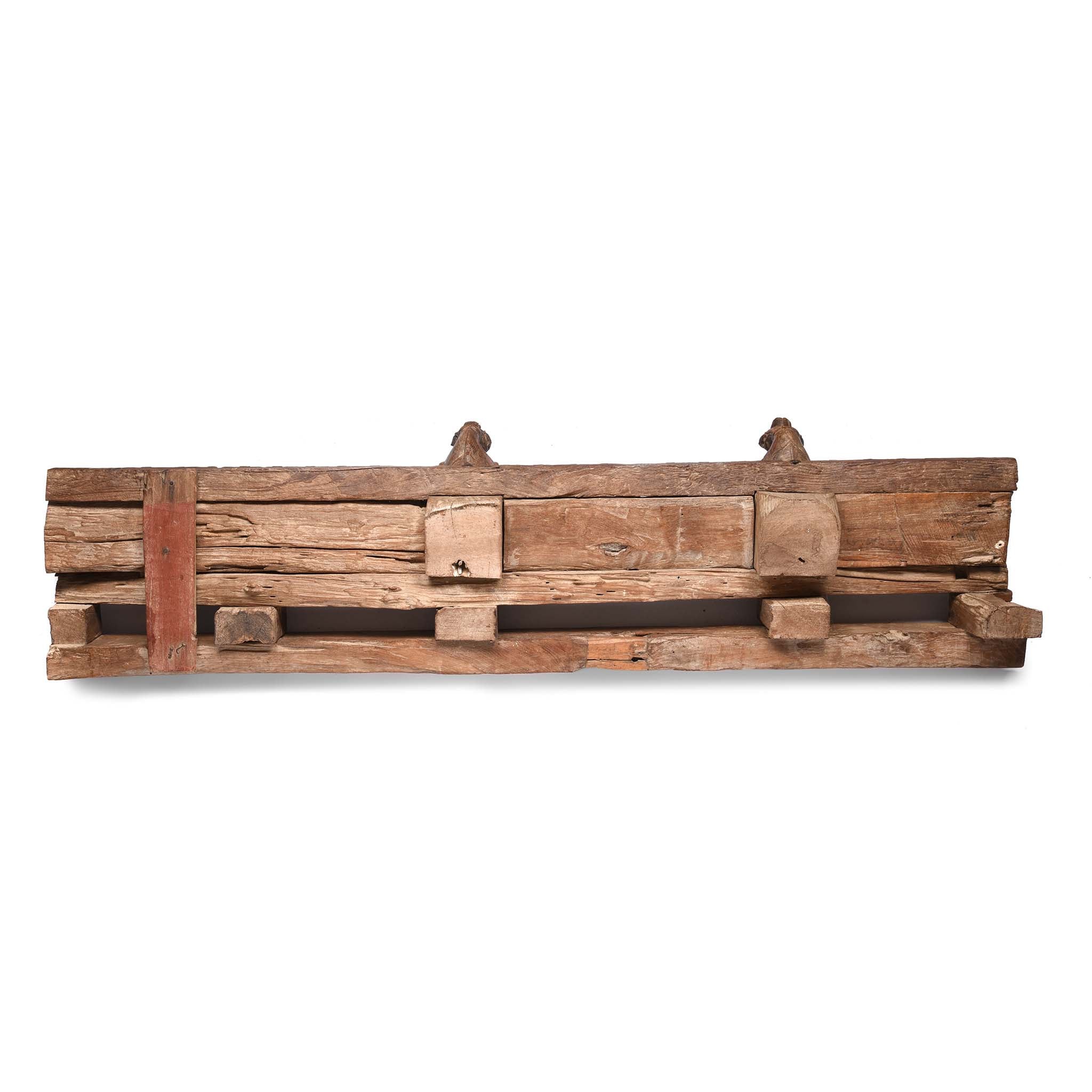 Carved Teak Lintel Panel From Gujarat - 19th Century - Image 7