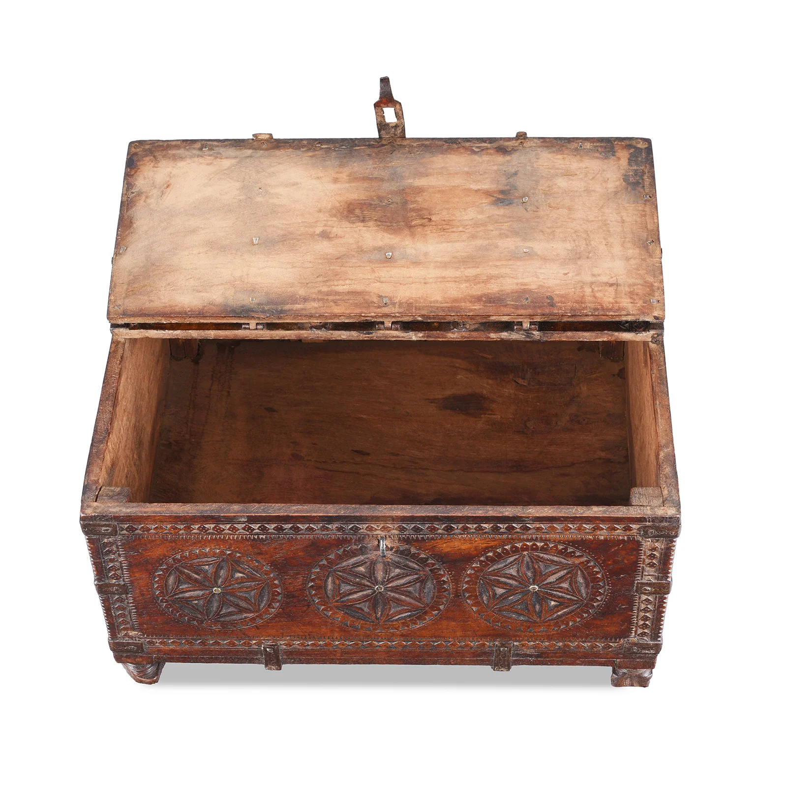 Chip Carved Merchants Box From Ramgargh - 18th Century - Image 3