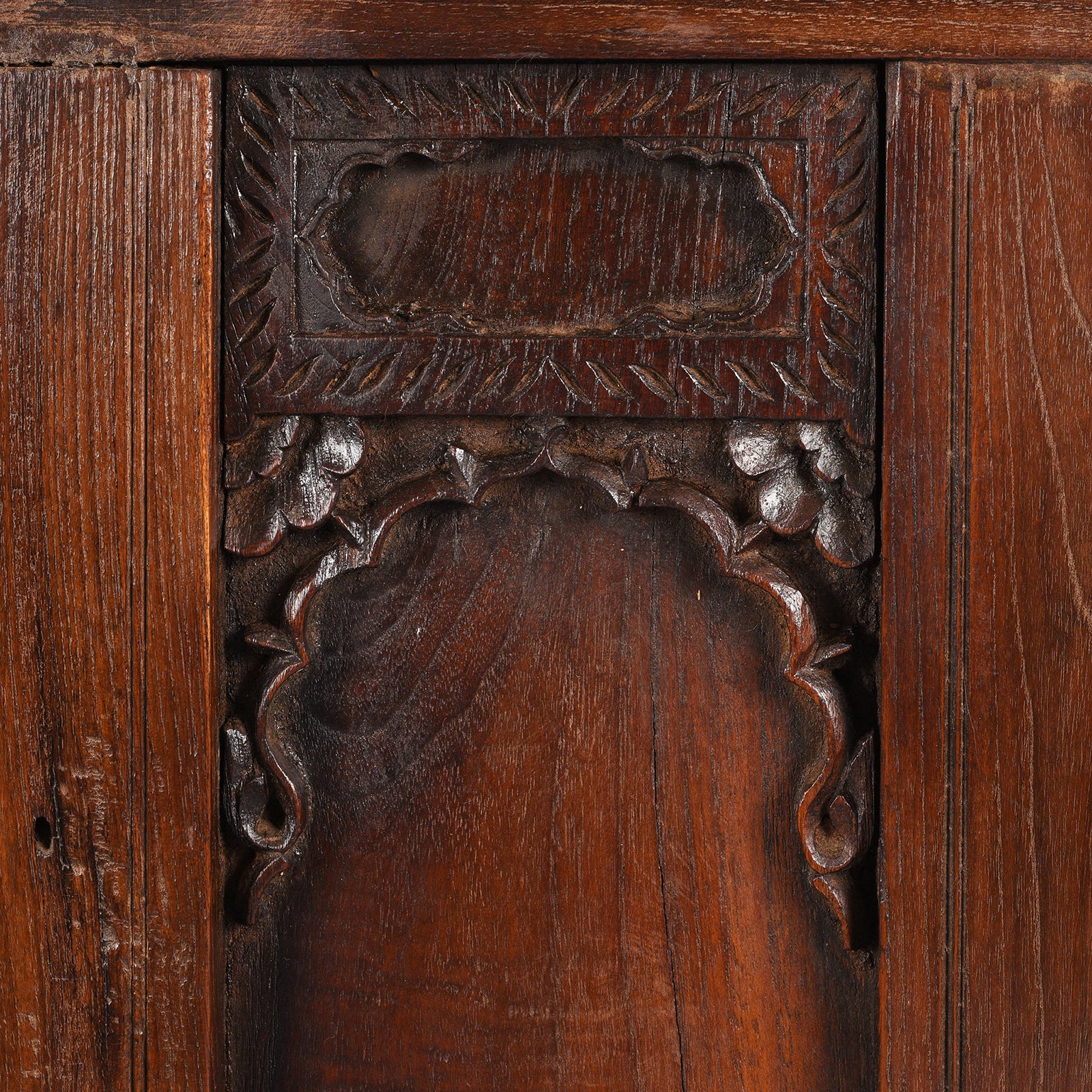 Carved Teak Mirror From Pratapgargh - Early 19th Century - Image 6