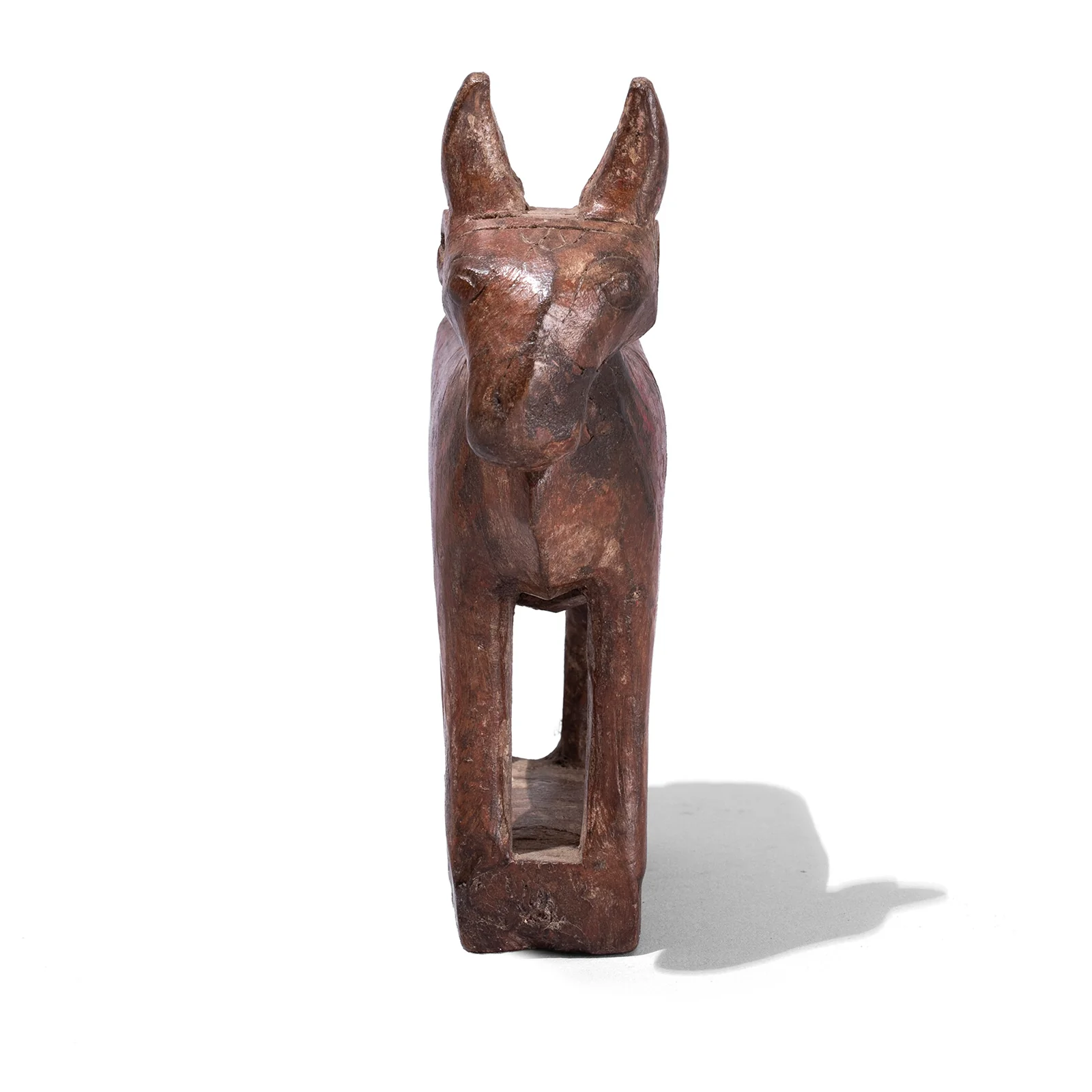 Teak Nandi Bull Toy From Andhra Pradesh - Ca 1950 - Image 4