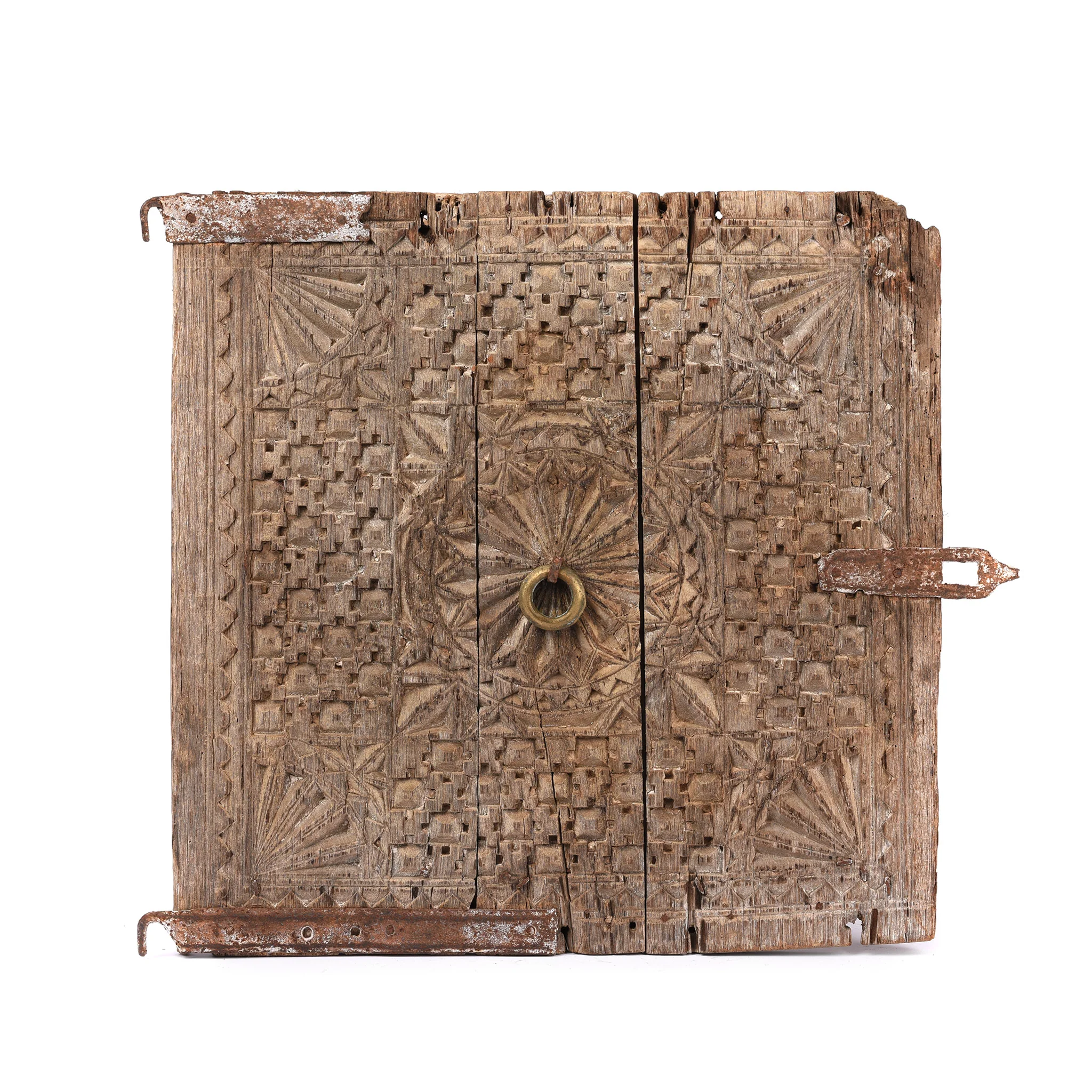 Indian Carved Panel From Kutch - 19thC