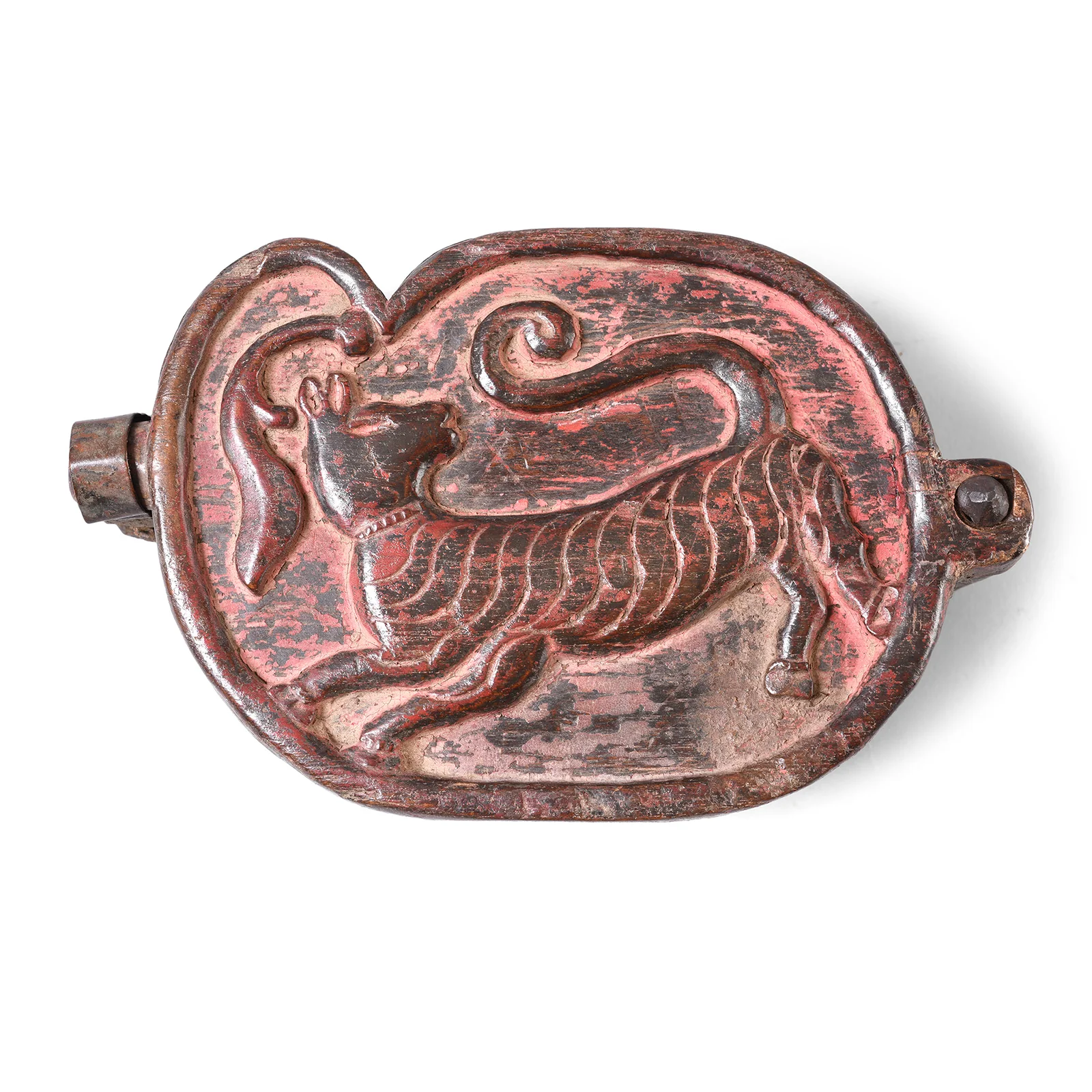 Carved Teak Tika Box From Banswara - 19th Century - Image 2