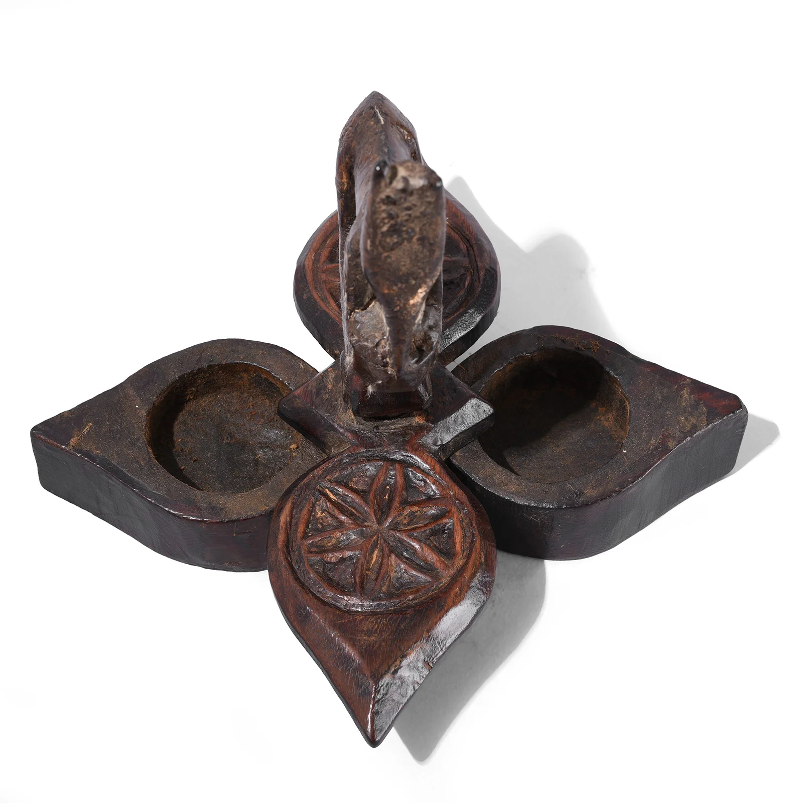 Teak Masala Box From Rajasthan - Ca 1900 - Image 5