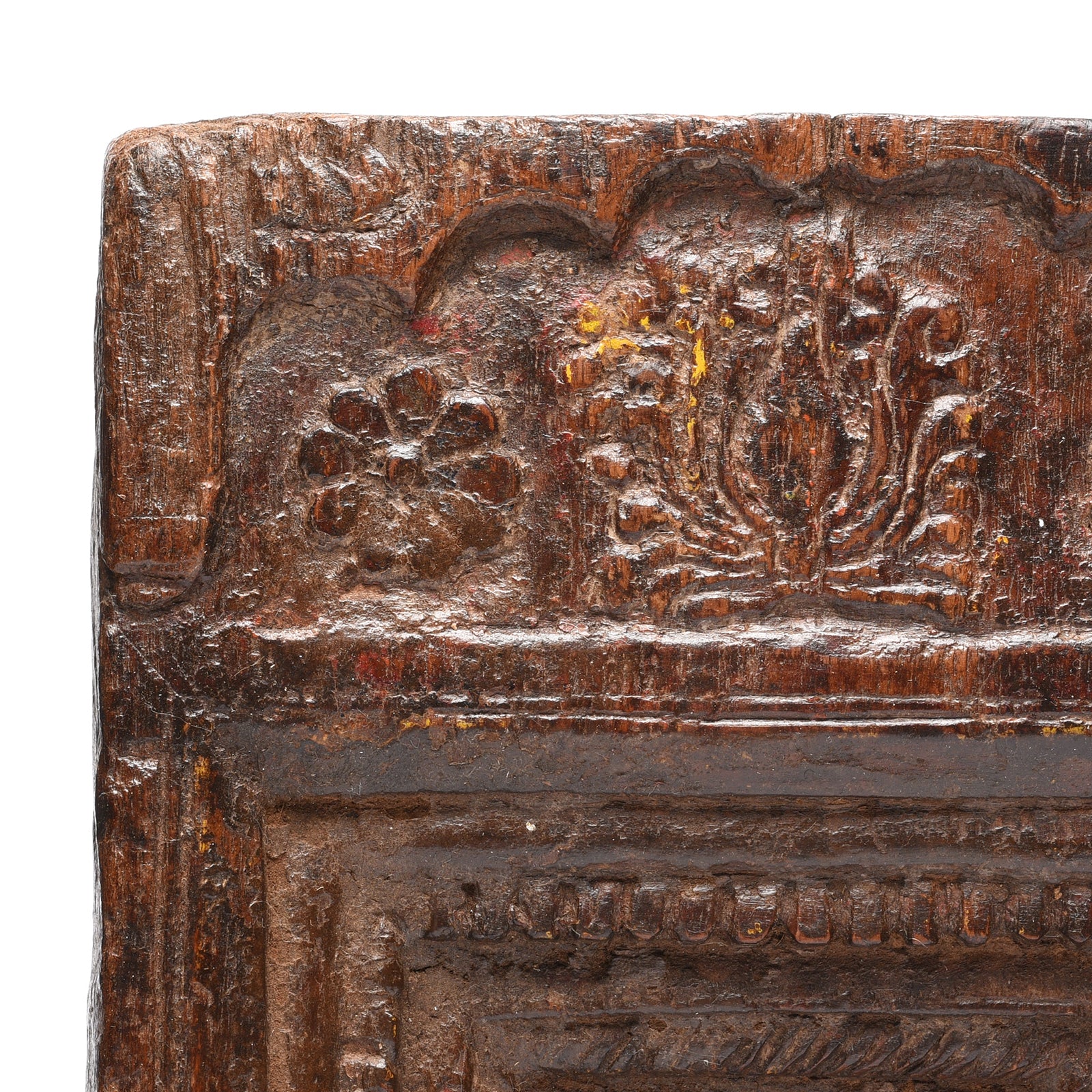 Carved Tribal Votive Panel From Andhra Pradesh - Ca 1920 - Image 3